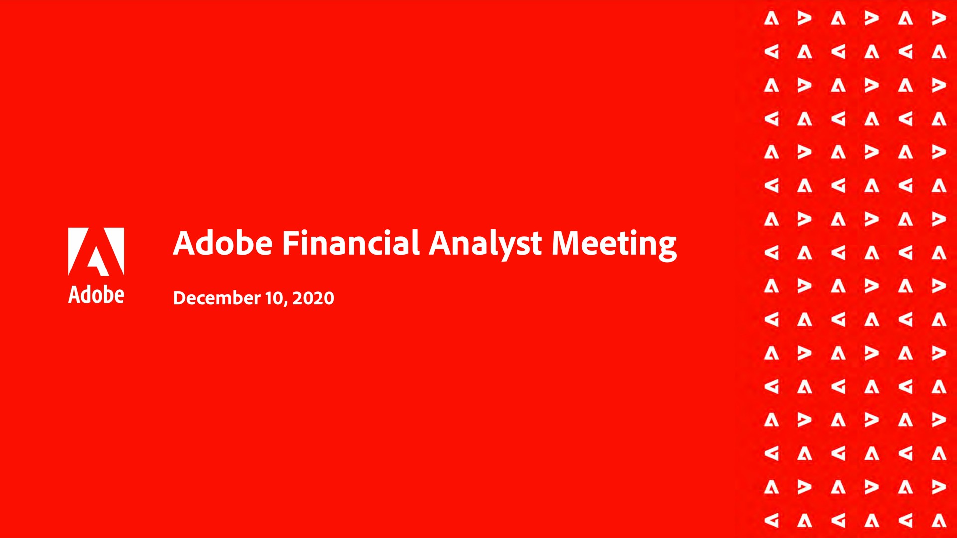 adobe financial analyst meeting a a a a a a a a a a a a a a a a a a a a a | Adobe