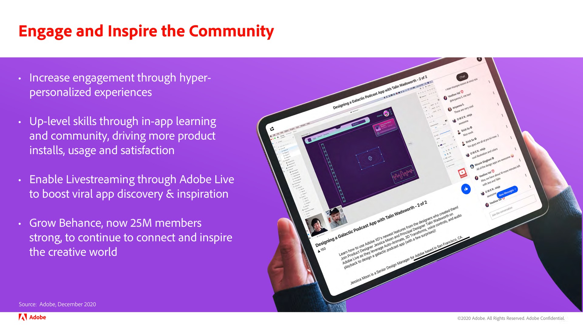 engage and inspire the community | Adobe
