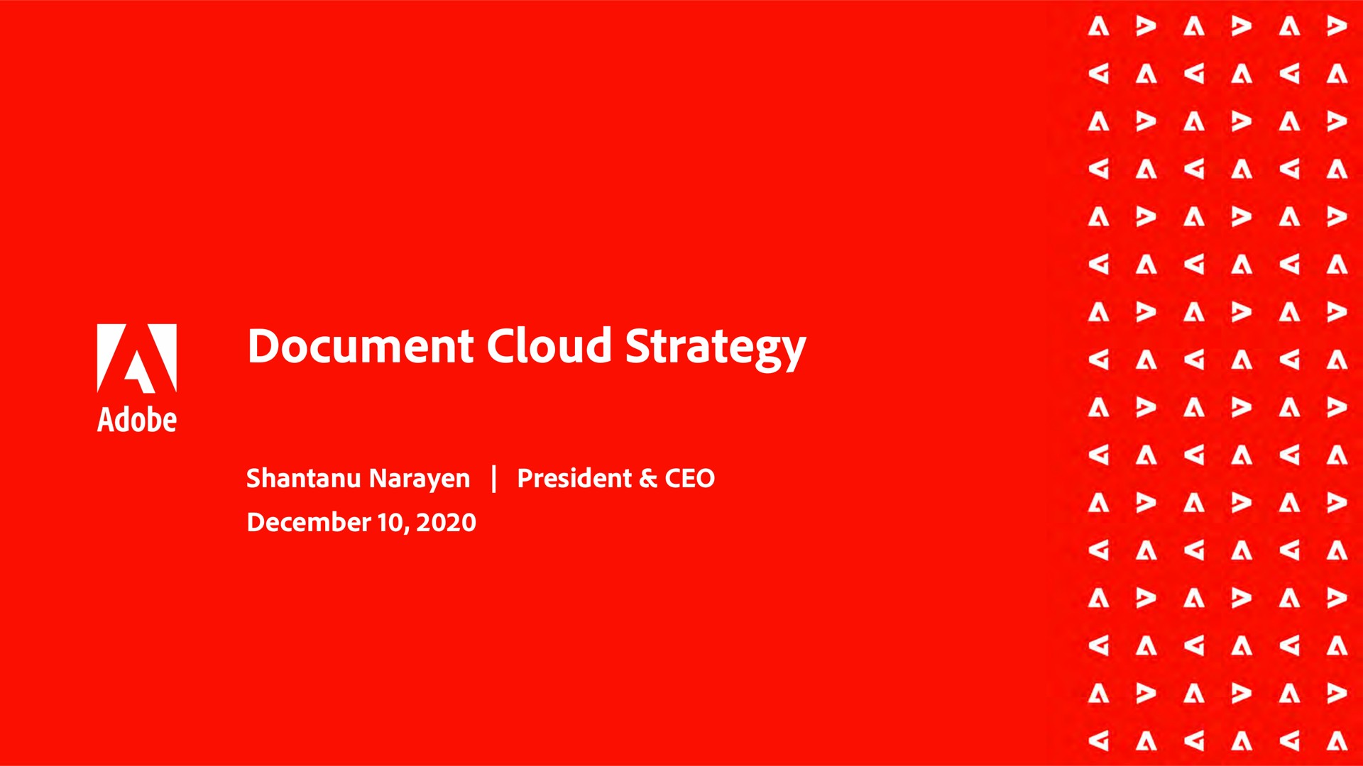 document cloud strategy a a a a a a a a a a a a a a a a a a a a a | Adobe