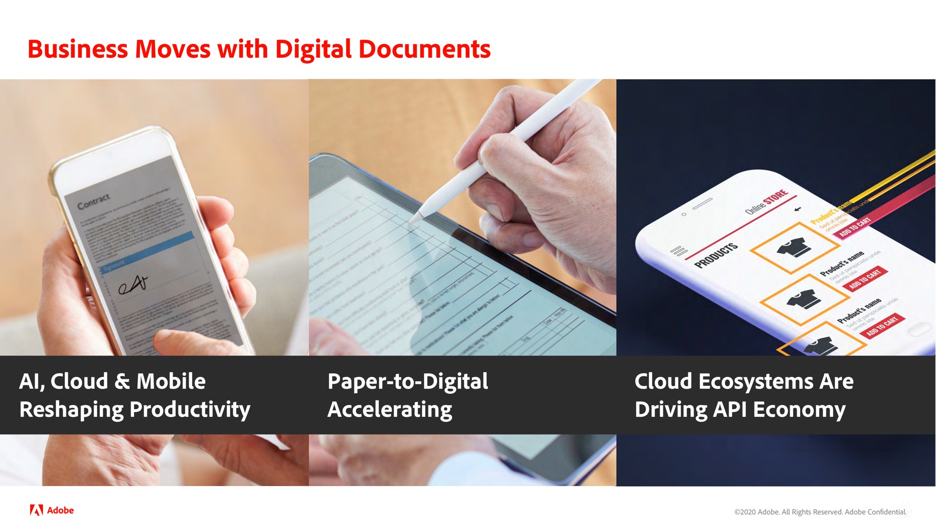 business moves with digital documents | Adobe