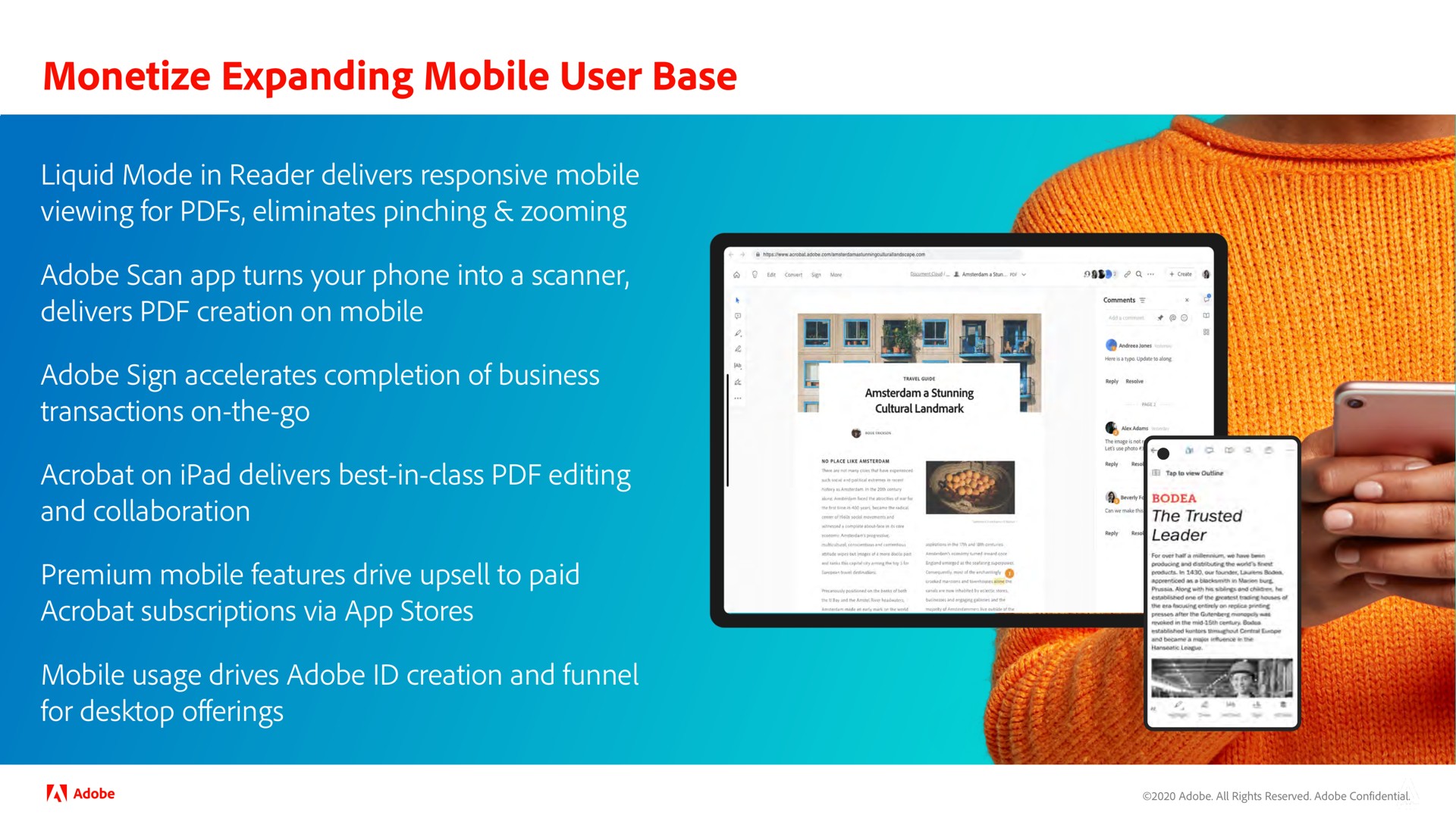 monetize expanding mobile user base | Adobe