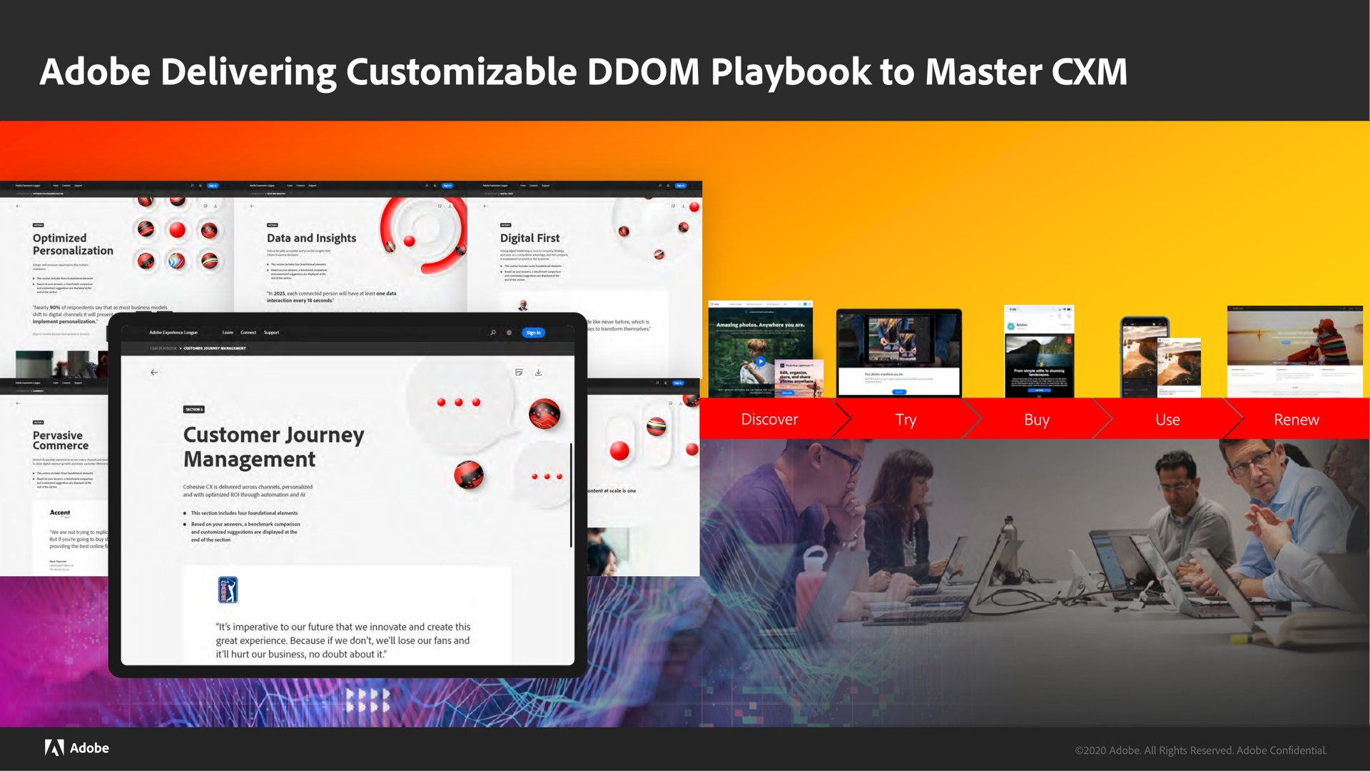 adobe delivering playbook to master | Adobe