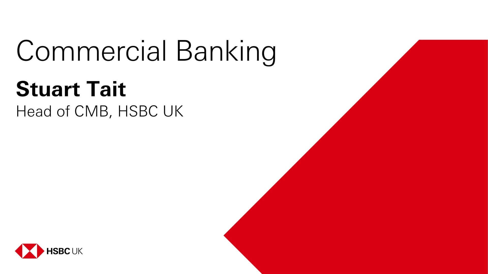 commercial banking tait head of | HSBC