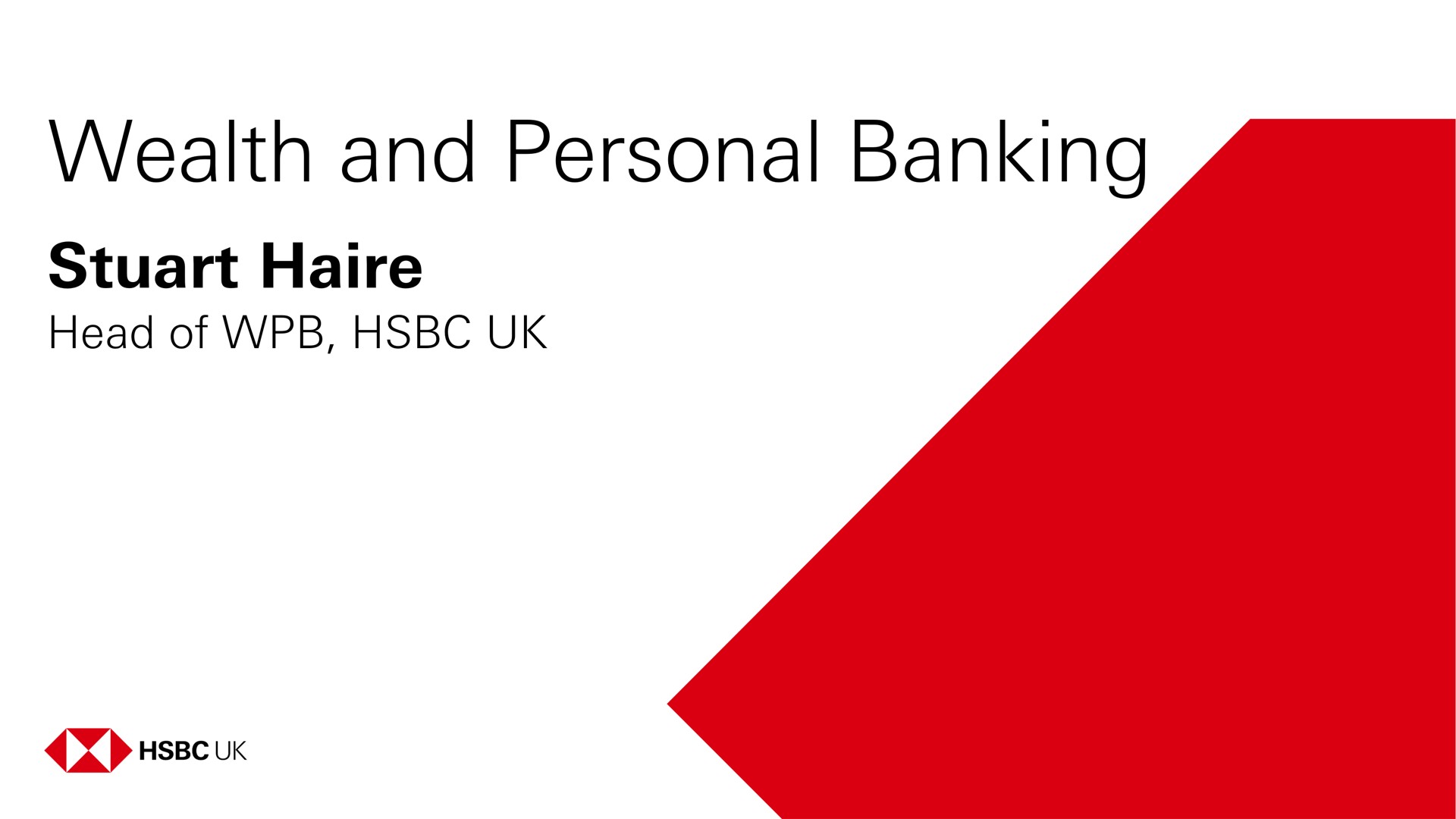 wealth and personal banking haire head of | HSBC