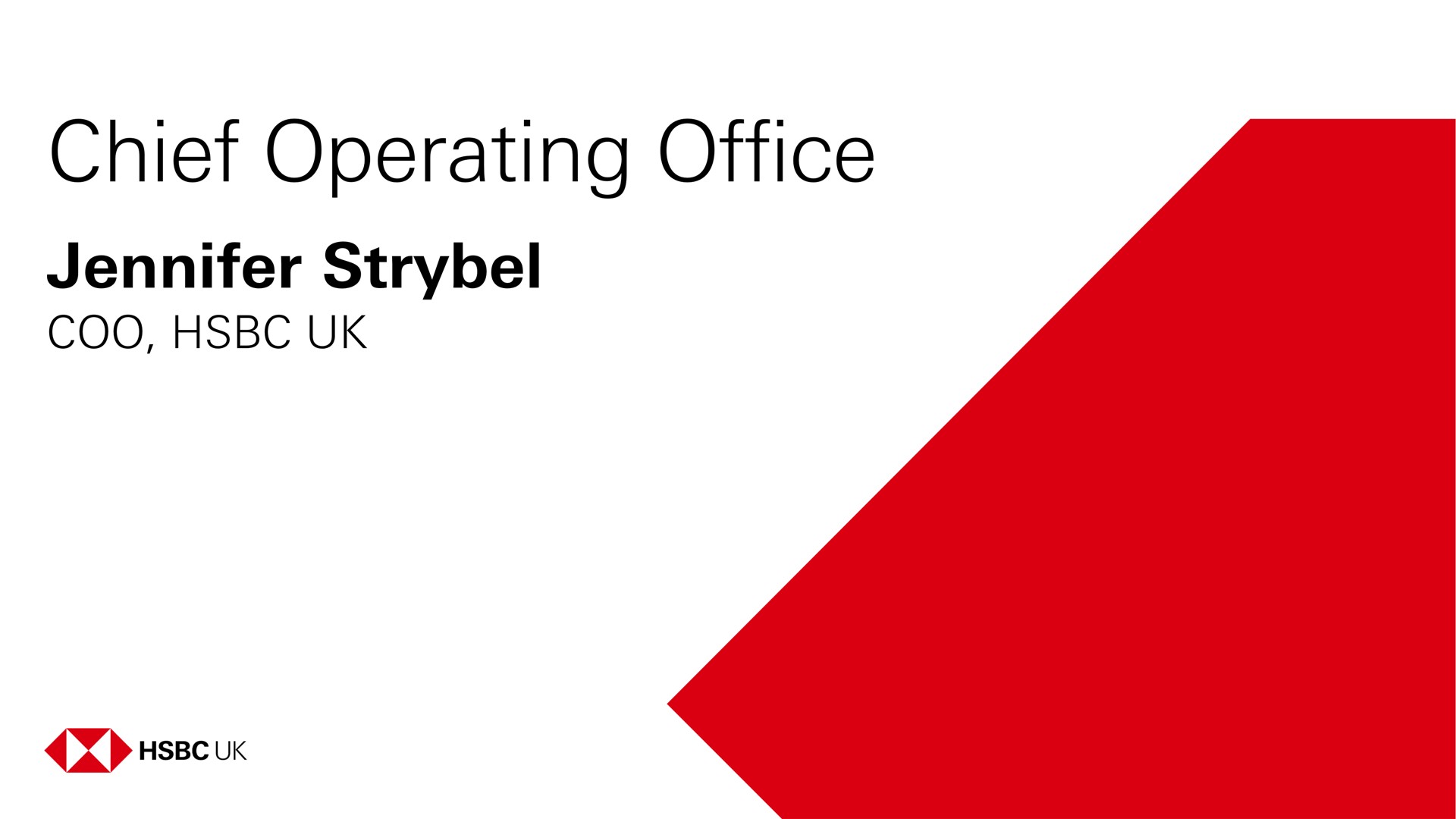 chief operating office coo | HSBC