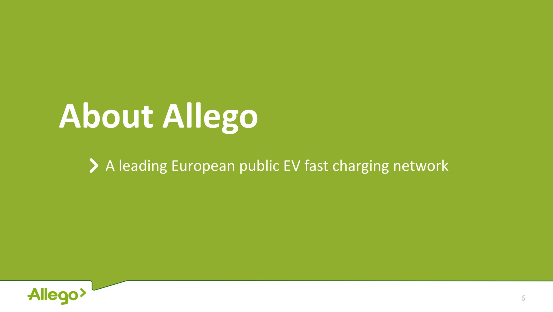 about a leading public fast charging network | Allego