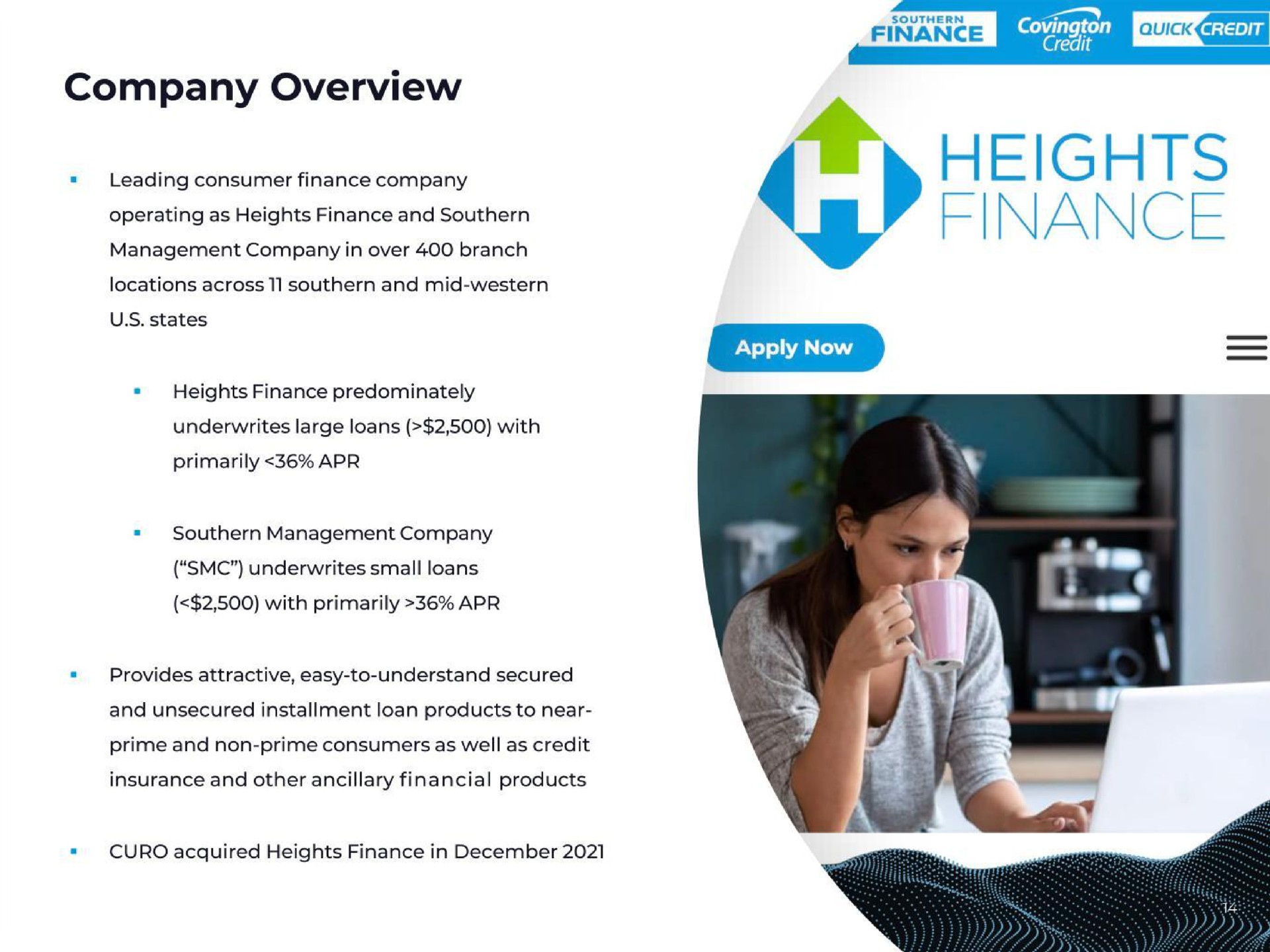company overview | CURO Group Holdings
