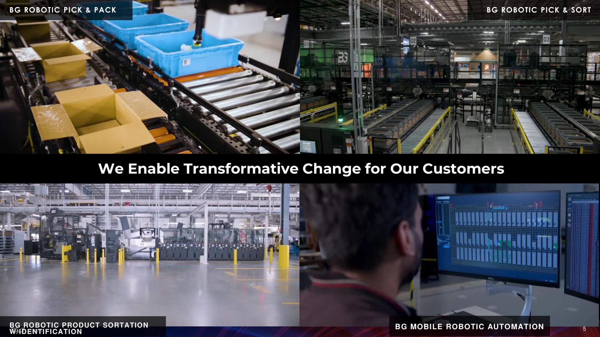 we enable transformative change for our customers a a a tau | Berkshire Grey