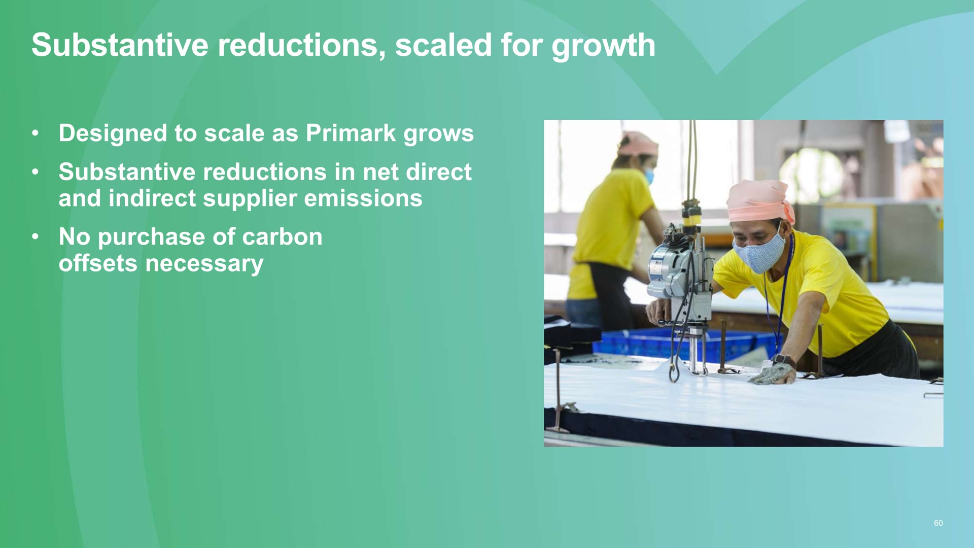 substantive reductions scaled for growth | Associated British Foods