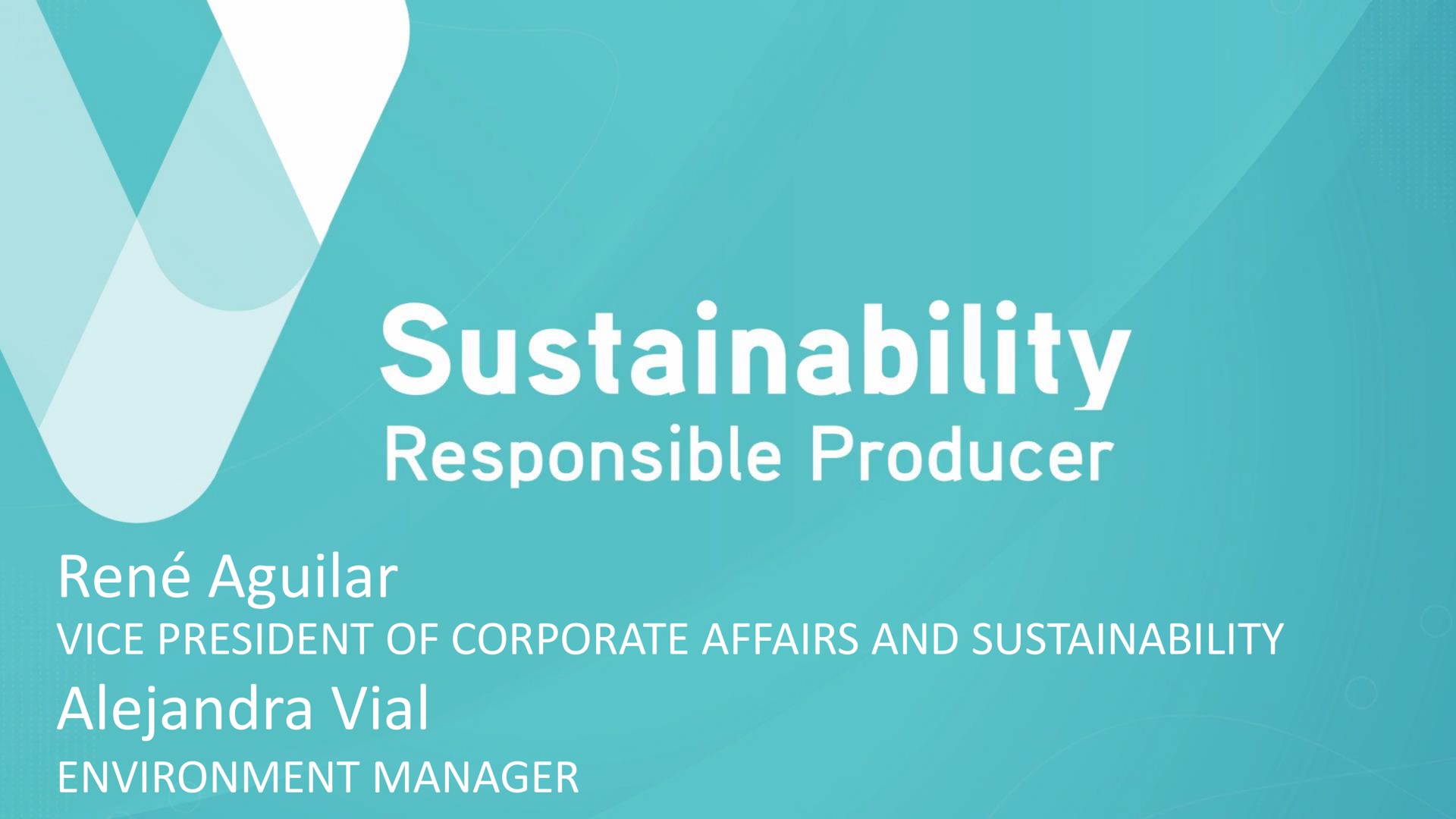vice president of corporate affairs and vial environment manager responsible producer | Antofagasta