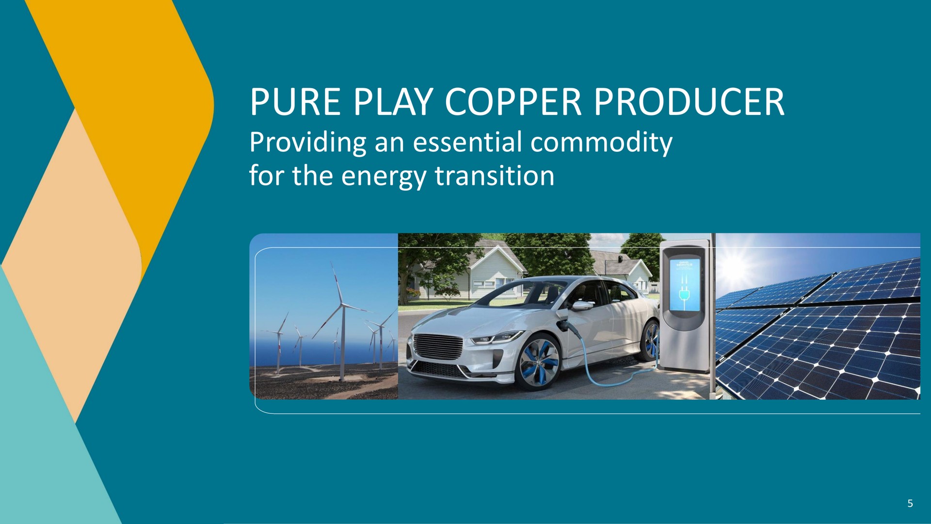 pure play copper producer providing an essential commodity for the energy transition | Antofagasta