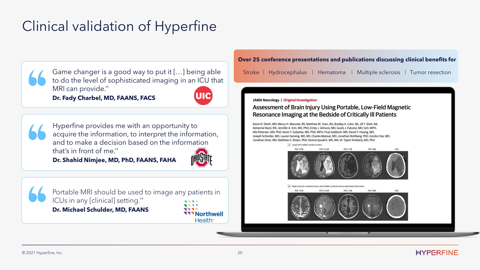clinical validation of hyperfine | Hyperfine