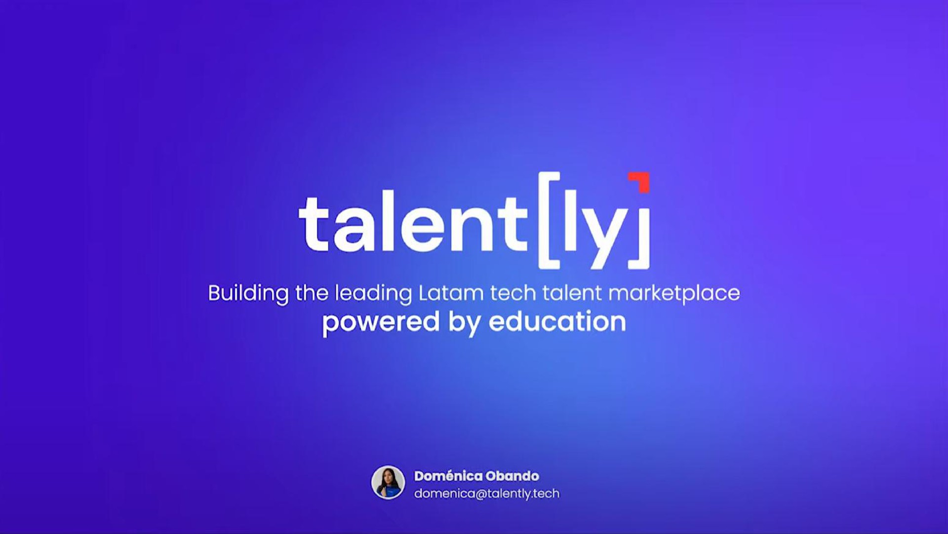 powered by education | Talently