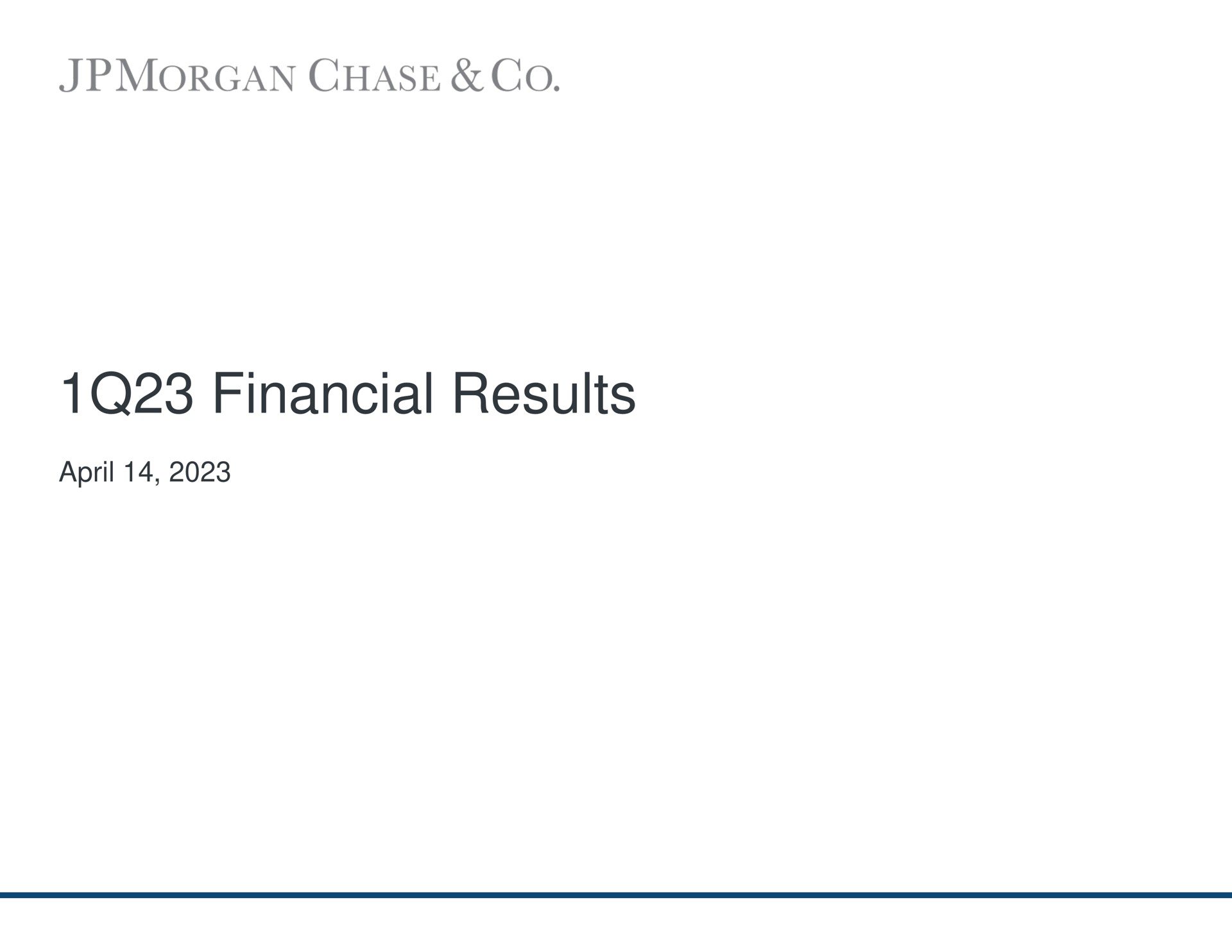 financial results chase | J.P.Morgan
