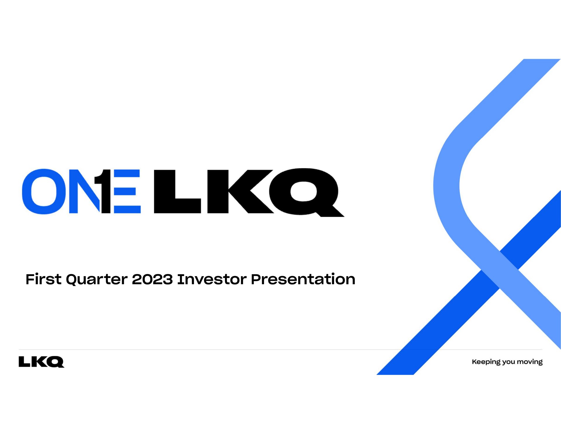first quarter investor presentation on | LKQ