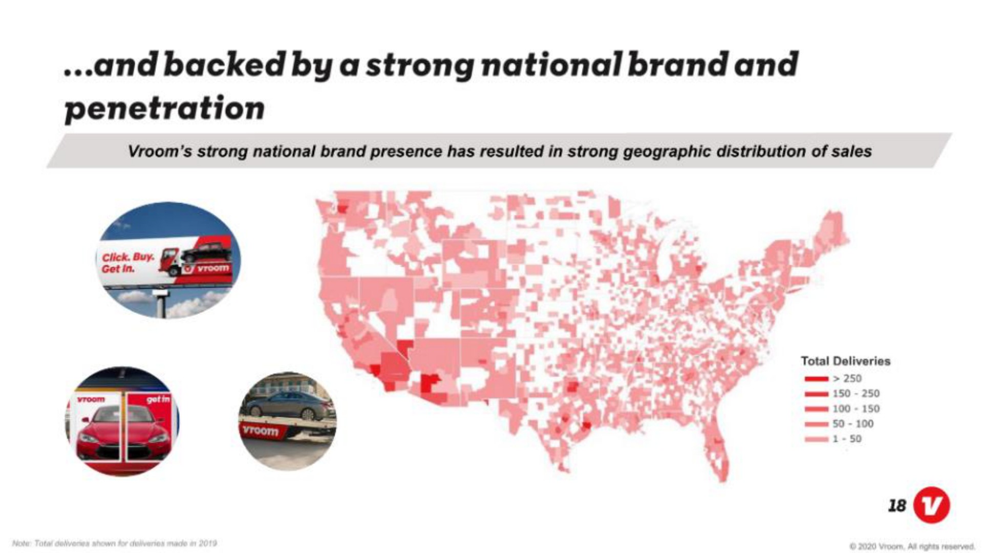 and backed by a strong national brand and penetration | Vroom