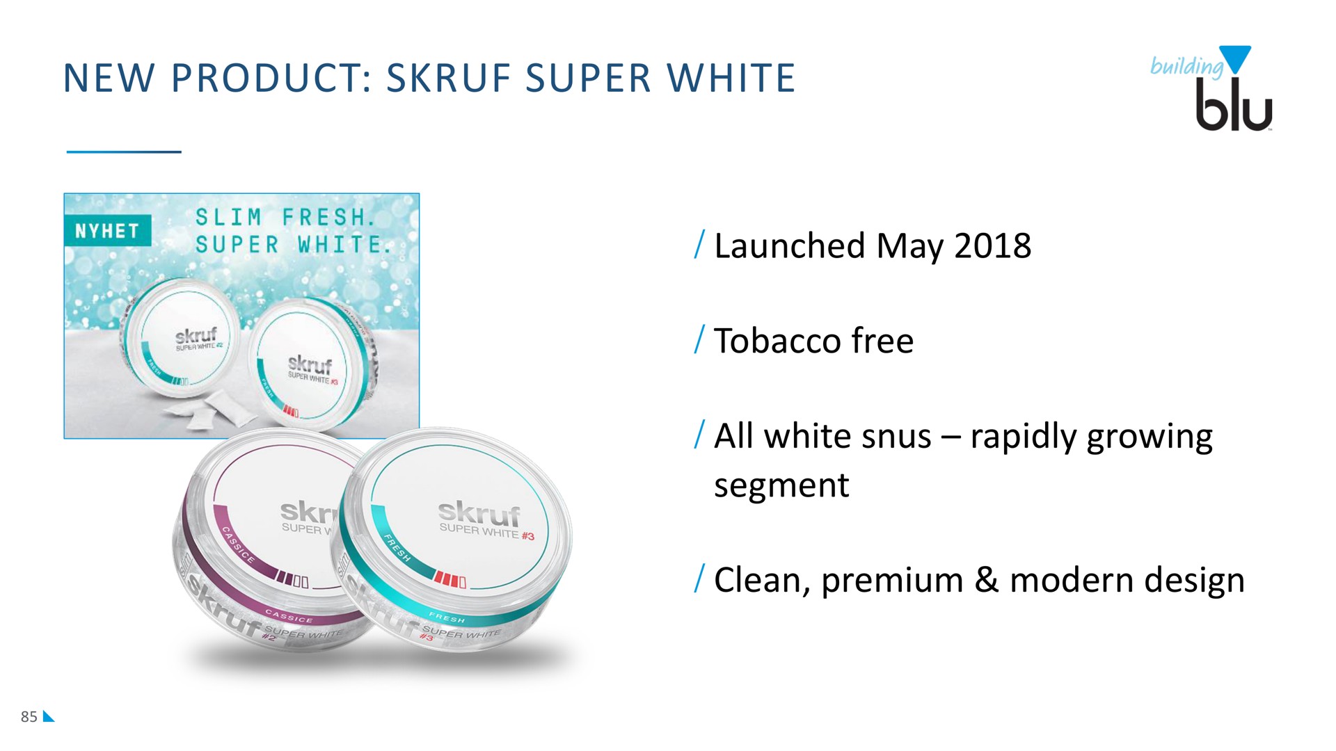 new product super white | Imperial Brands