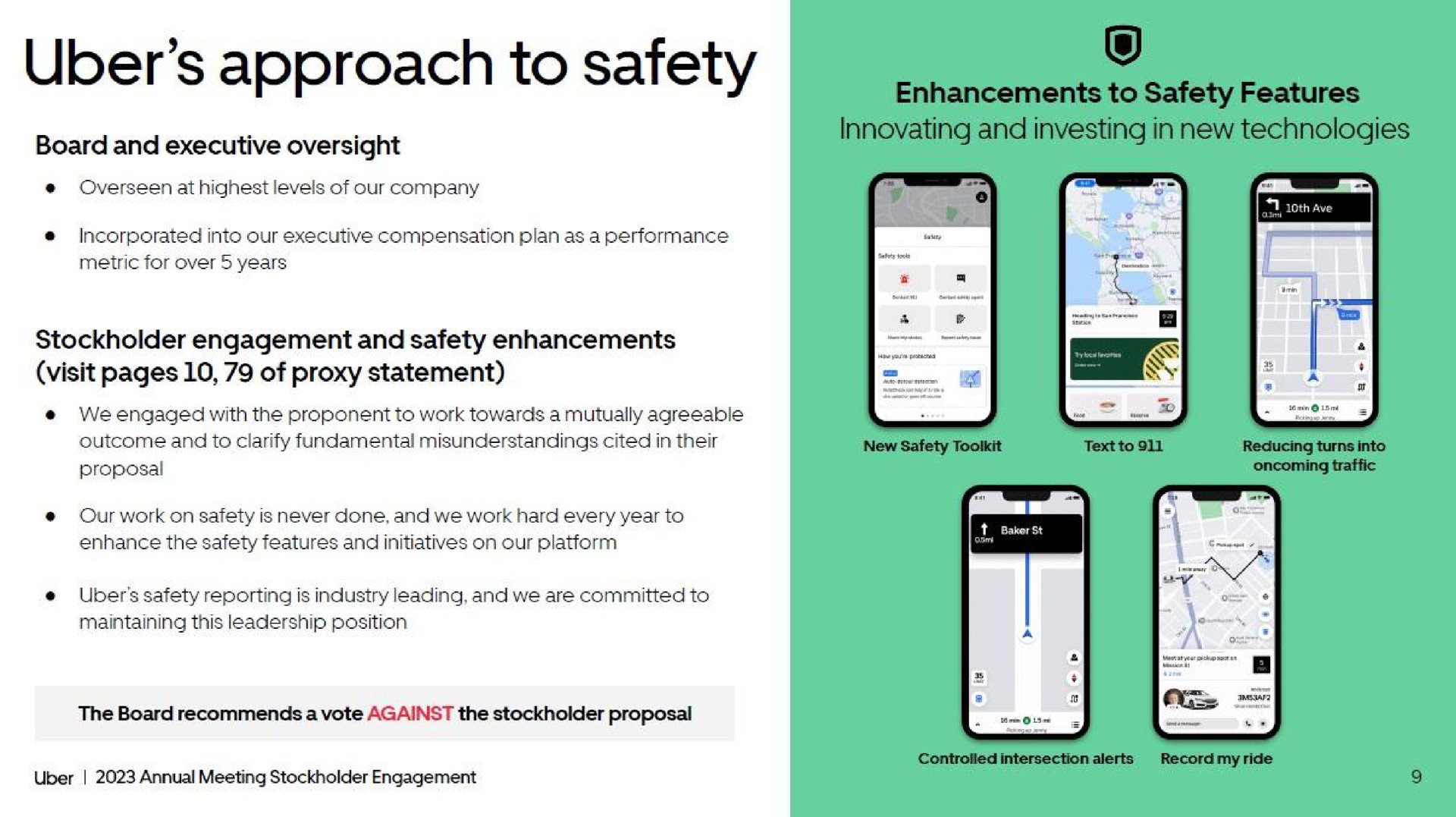 approach to safety | Uber