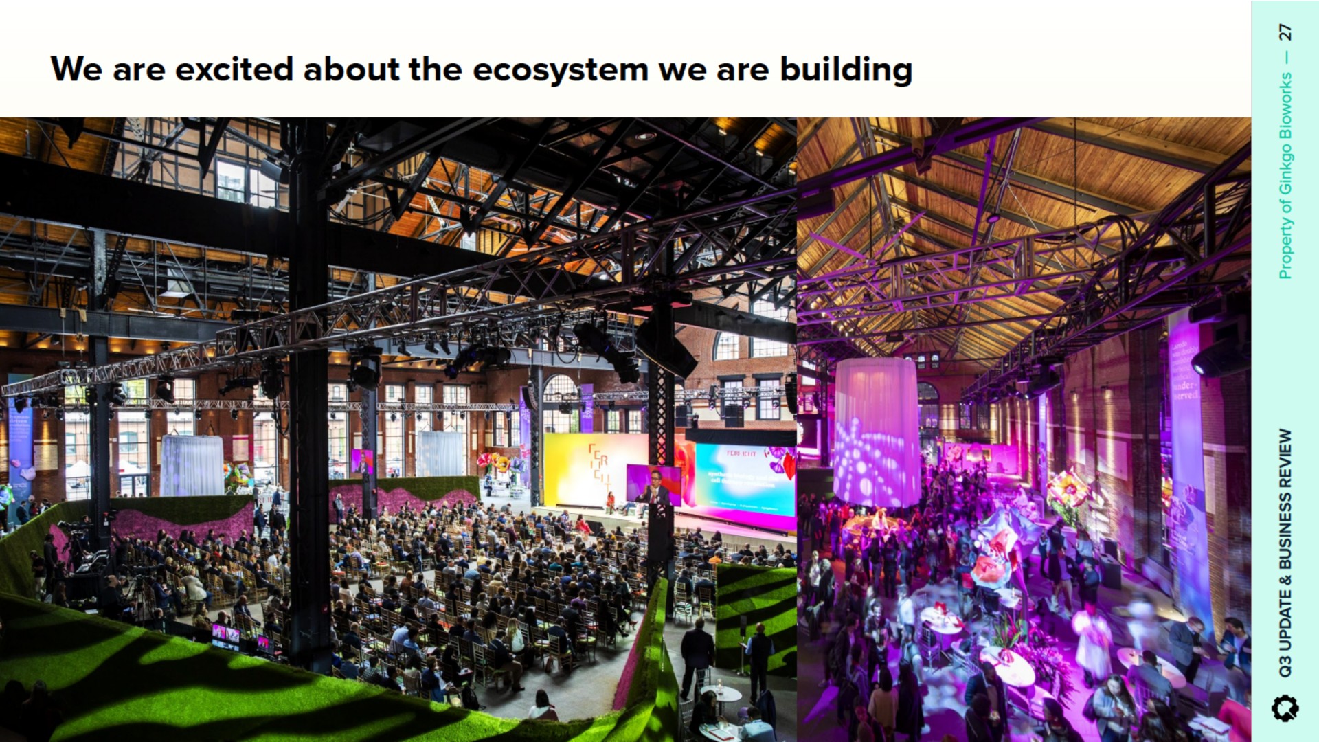 we are excited about the ecosystem we are building | Ginkgo