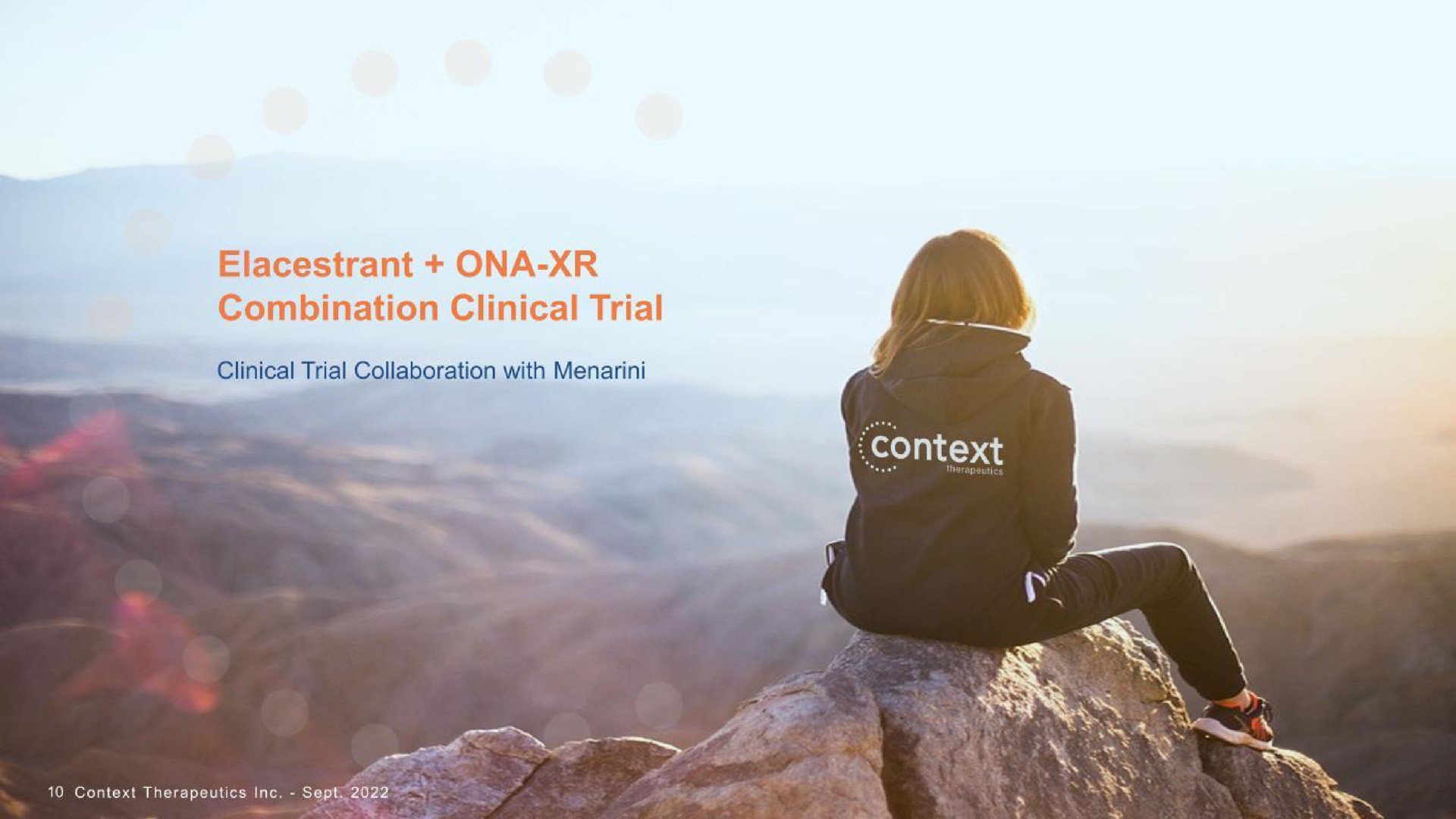 ona combination clinical trial clinical trial collaboration with | Context Therapeutics