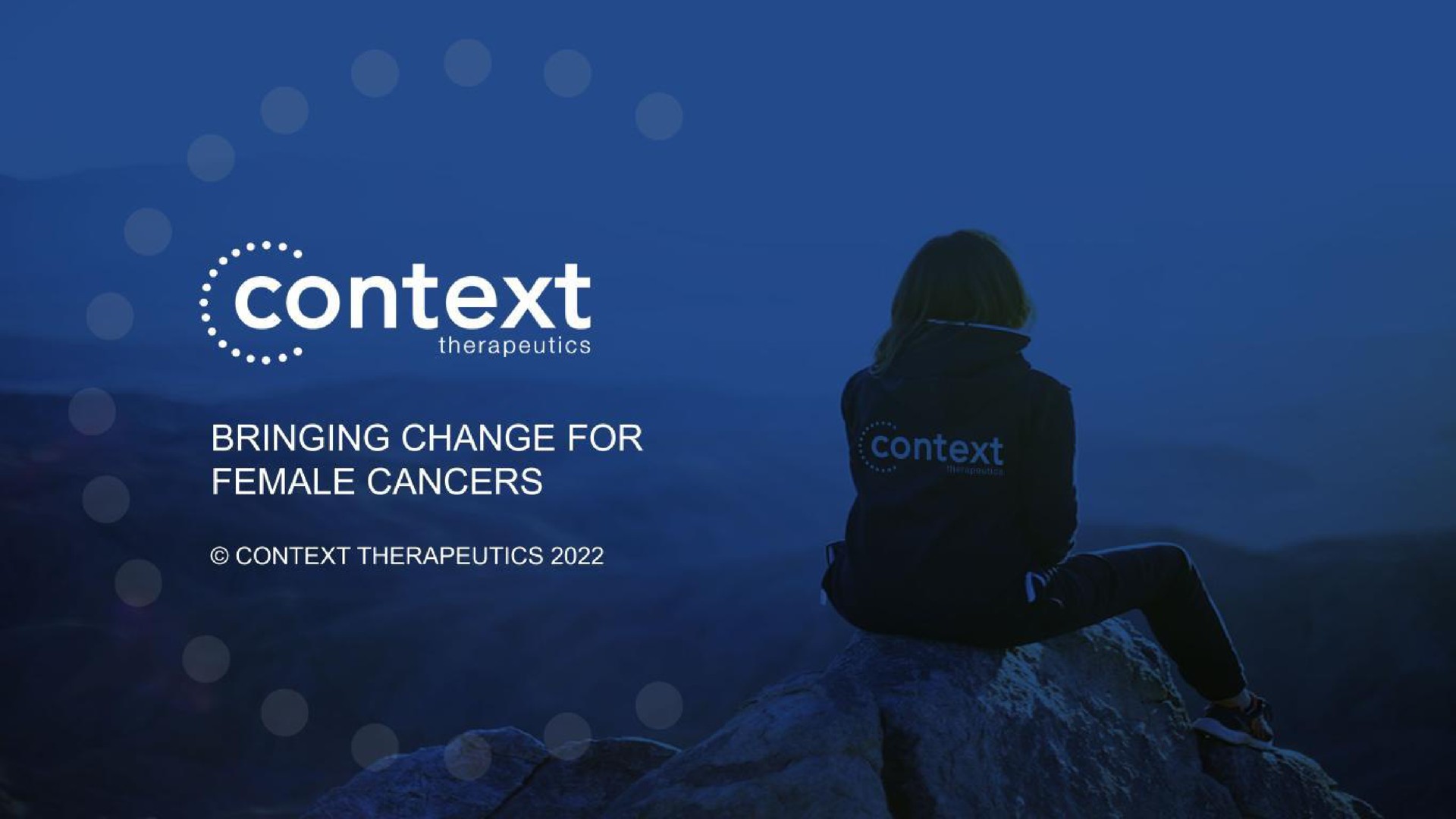in i female cancers as context therapeutics | Context Therapeutics