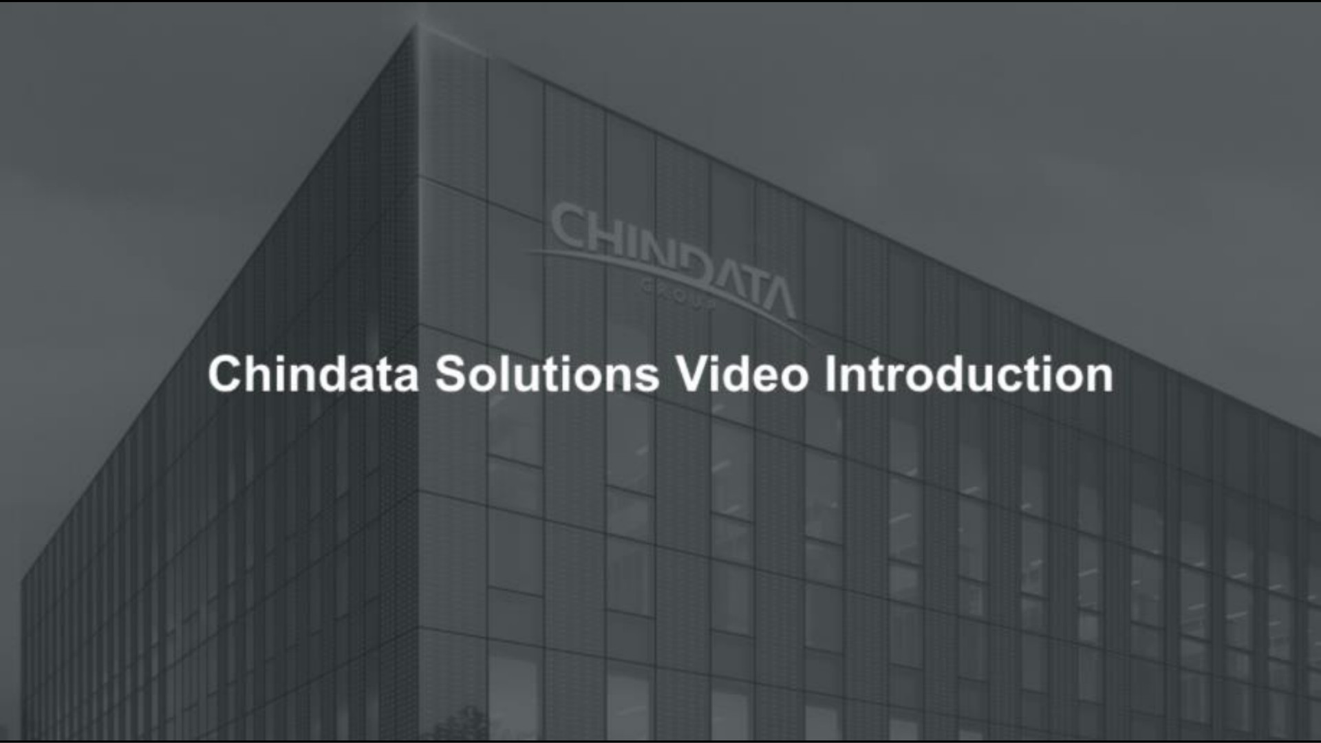 solutions video introduction | Chindata Group