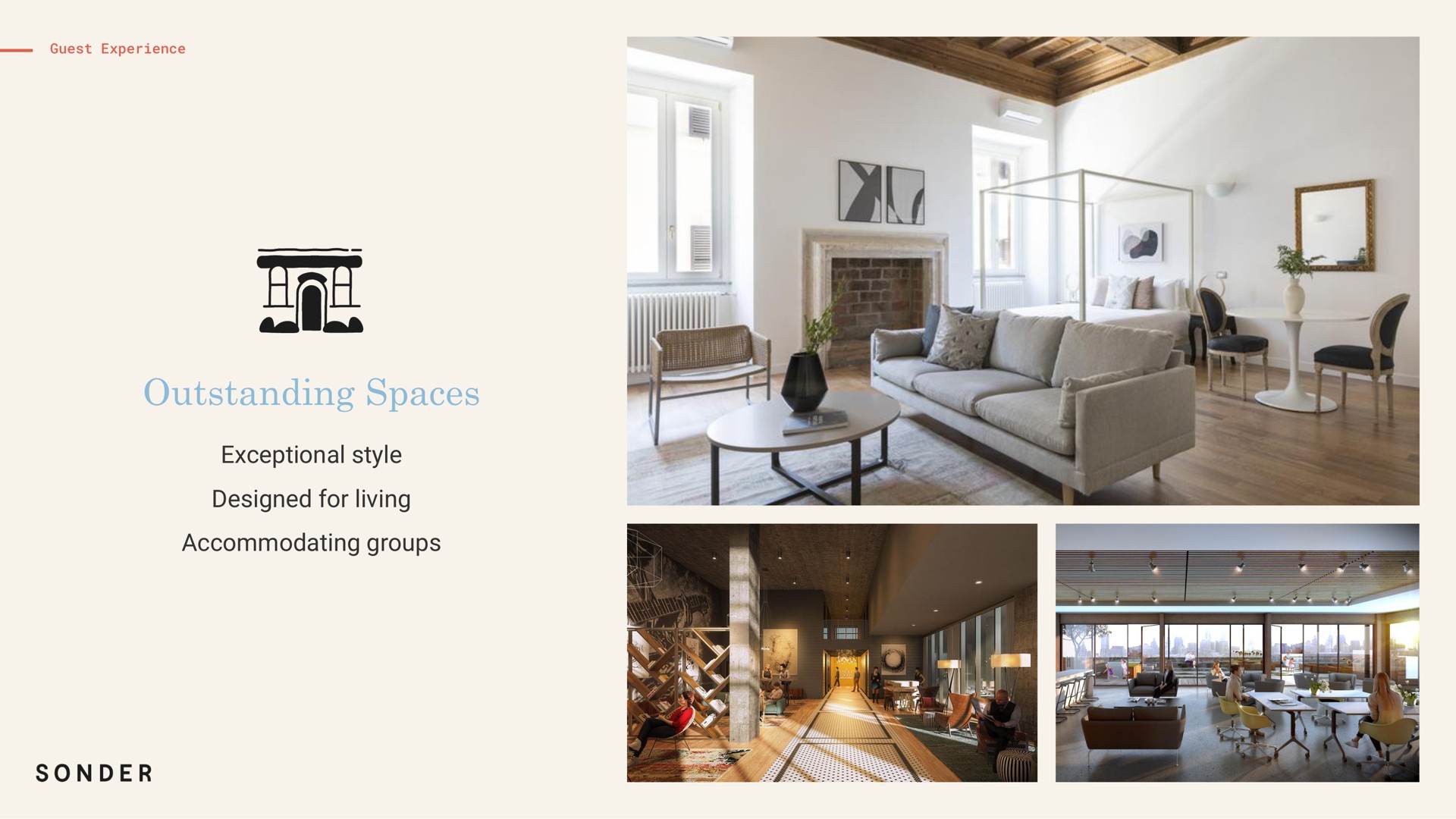 exceptional style designed for living accommodating groups | Sonder