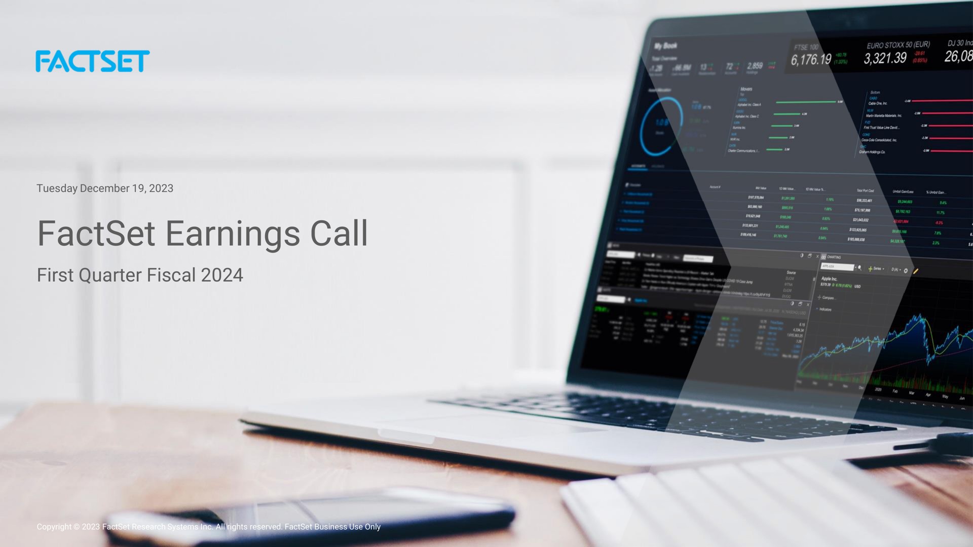 earnings call | Factset
