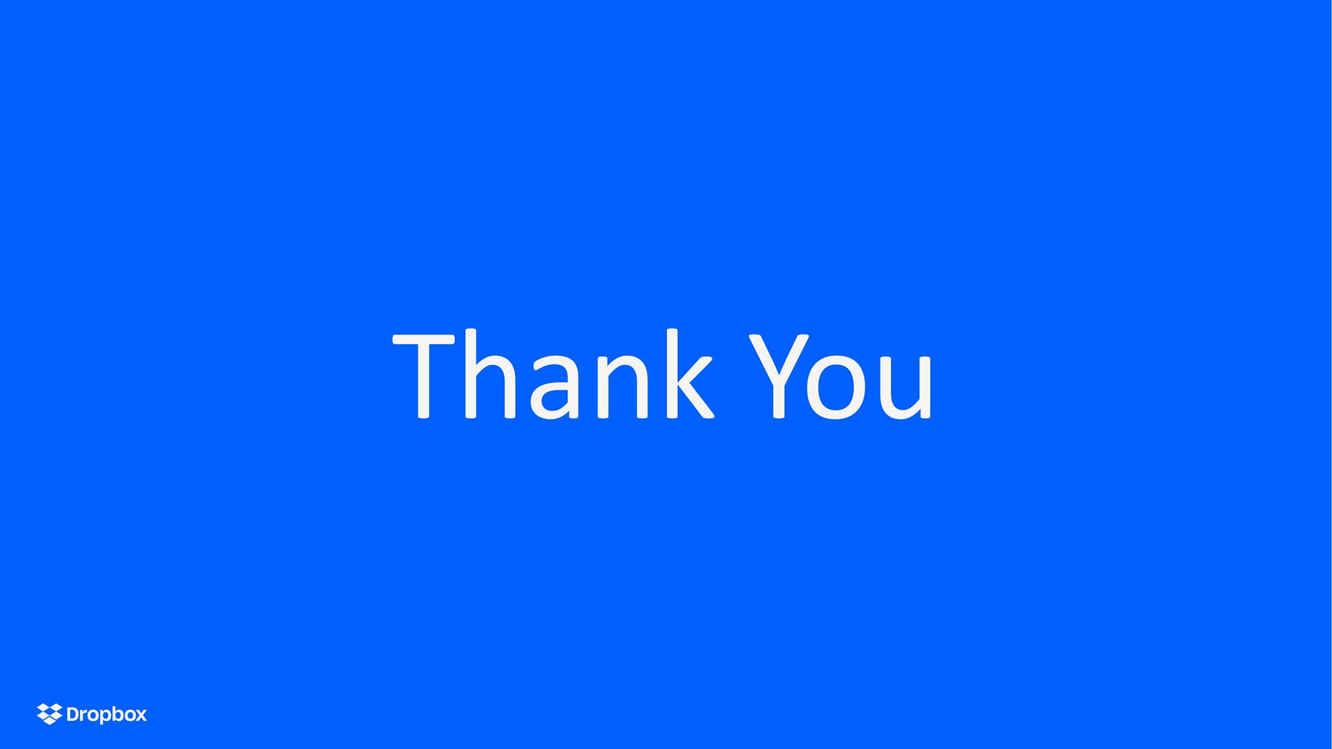 thank you | Dropbox