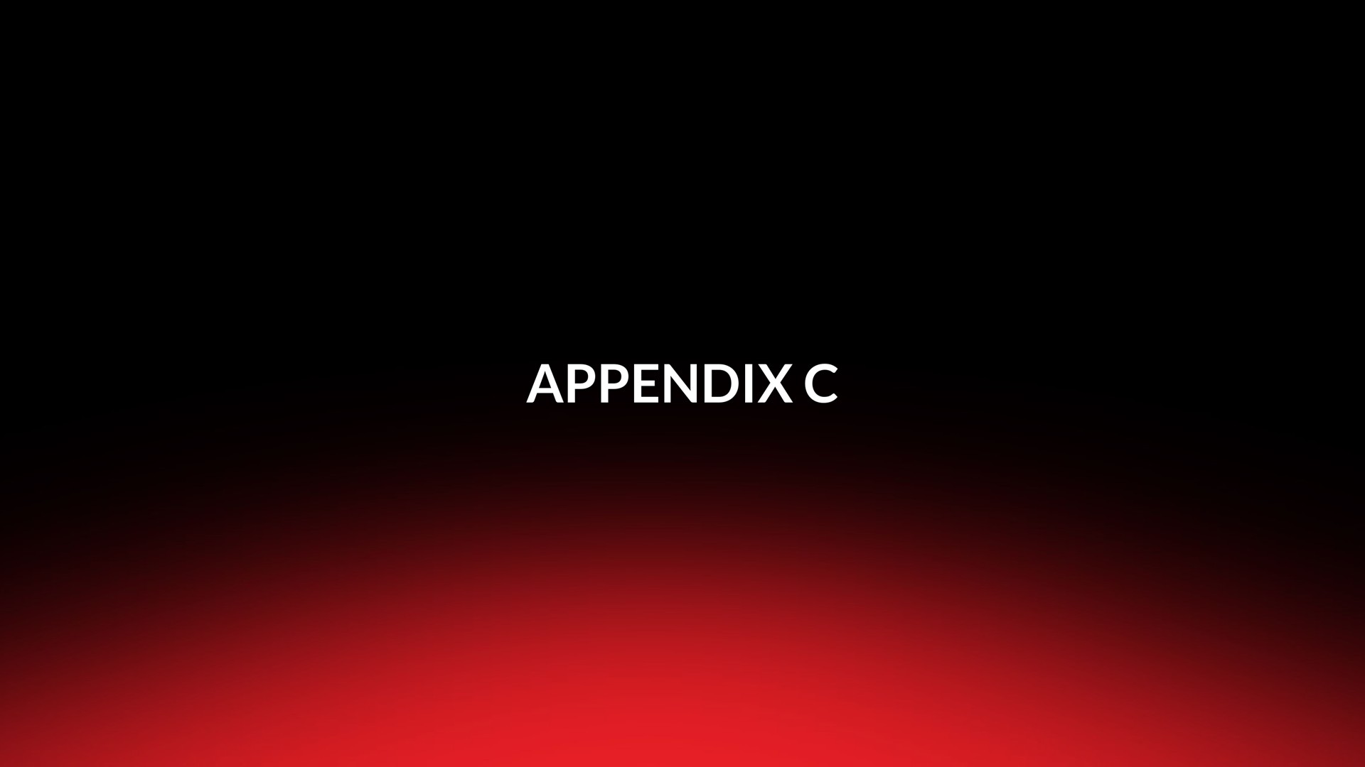 appendix | Lightspeed
