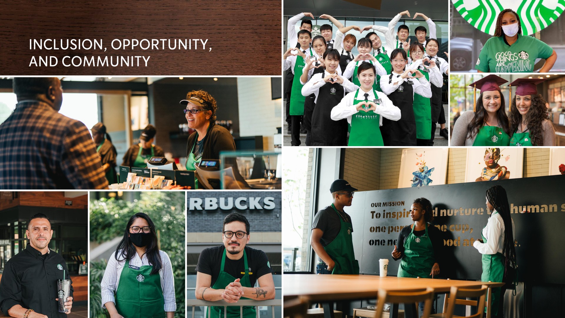 inclusion opportunity and community be tie | Starbucks