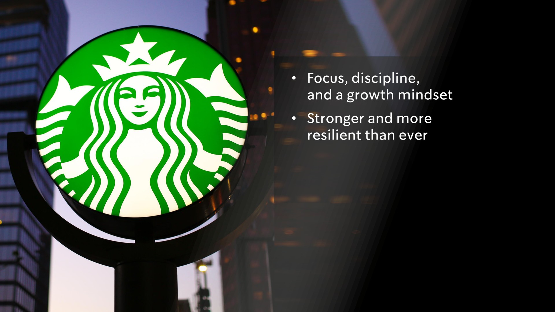 focus discipline and a growth and more i lam a | Starbucks