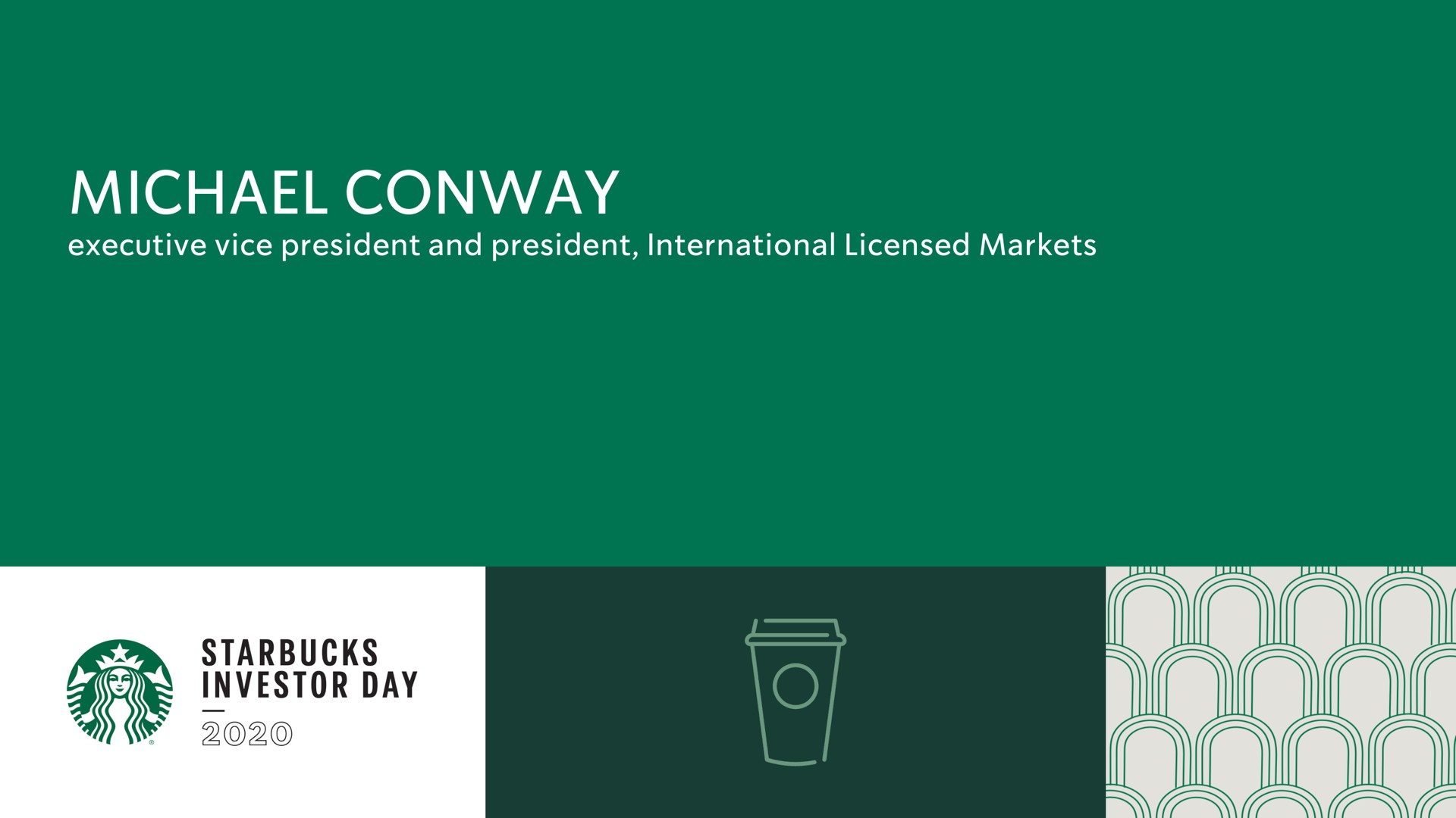 executive vice president and president international licensed markets a day moo | Starbucks