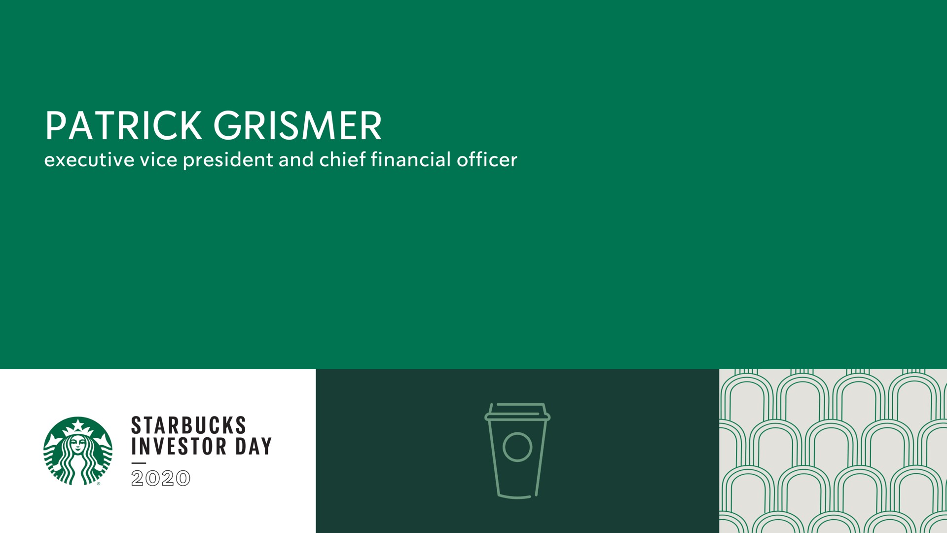 executive vice president and chief financial officer a day moo | Starbucks
