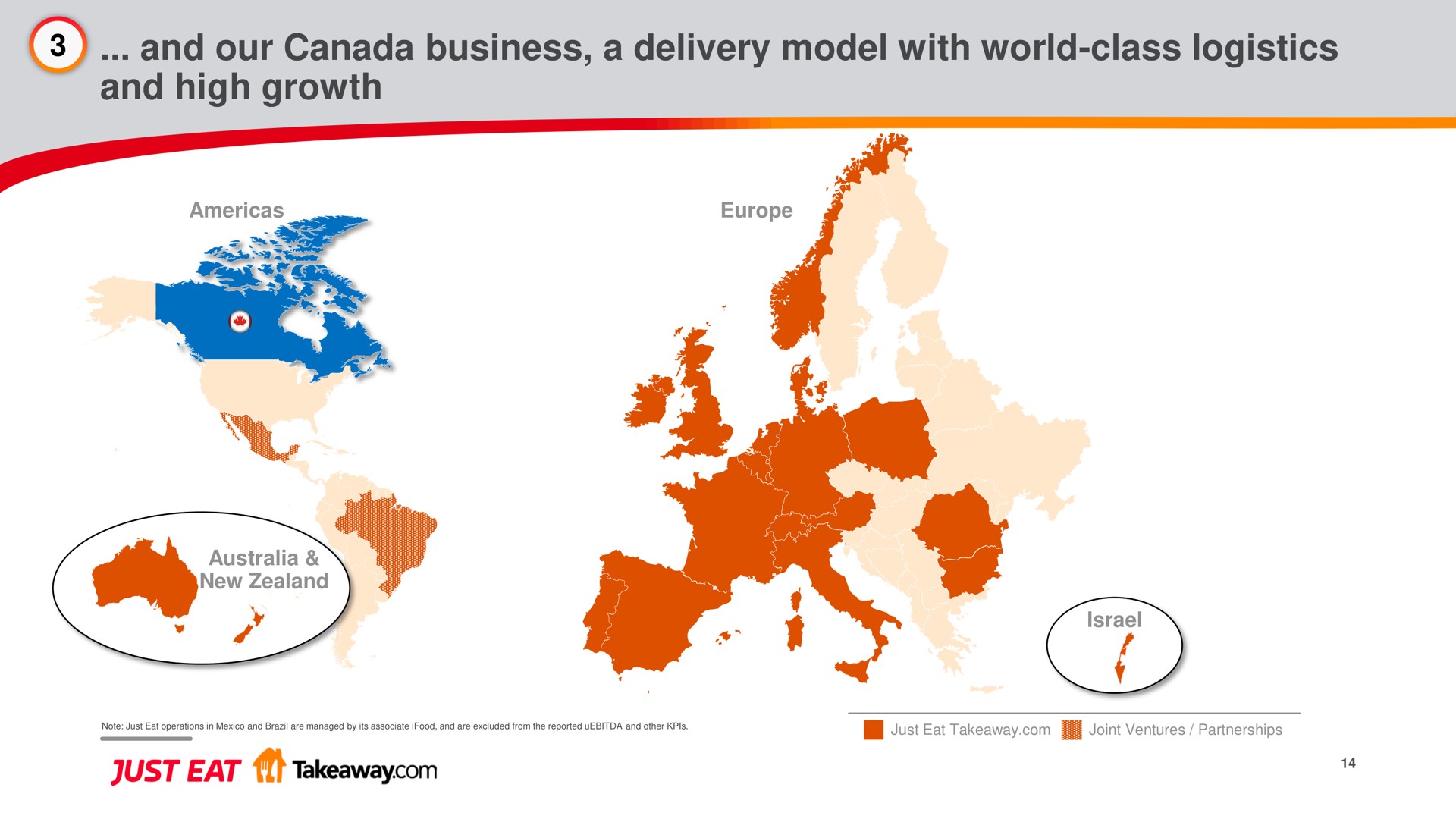 and our canada business a delivery model with world class logistics and high growth | Just Eat Takeaway.com