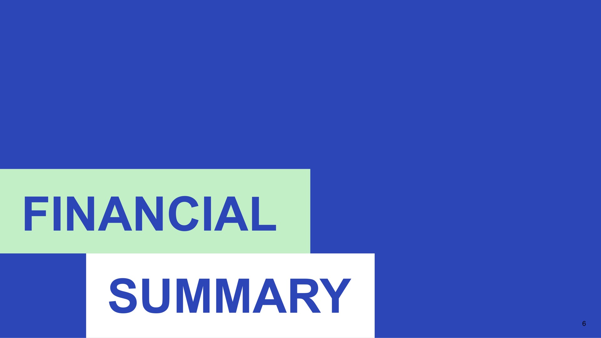 financial summary | Spotify
