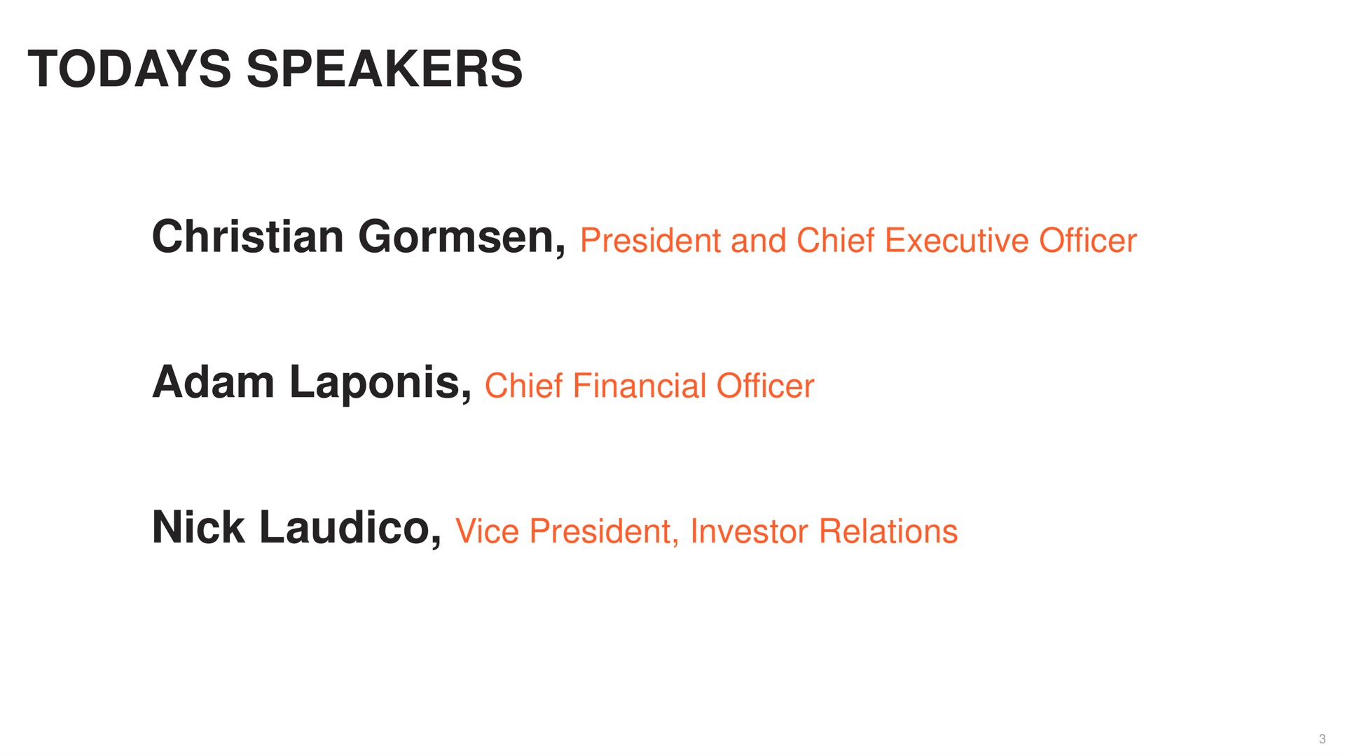 todays speakers president and chief executive officer chief financial officer nick vice president investor relations | Eargo