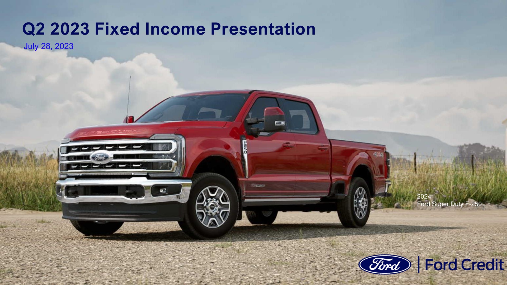 fixed income presentation fixed income presentation | Ford Credit