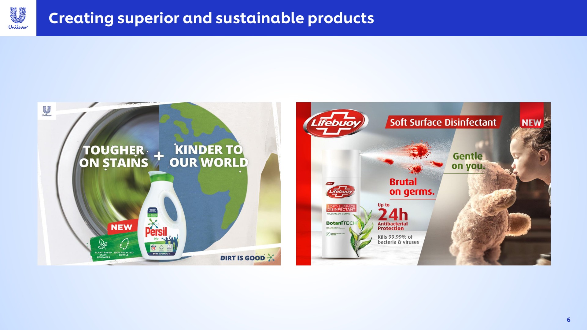 creating superior and sustainable products on stains | Unilever
