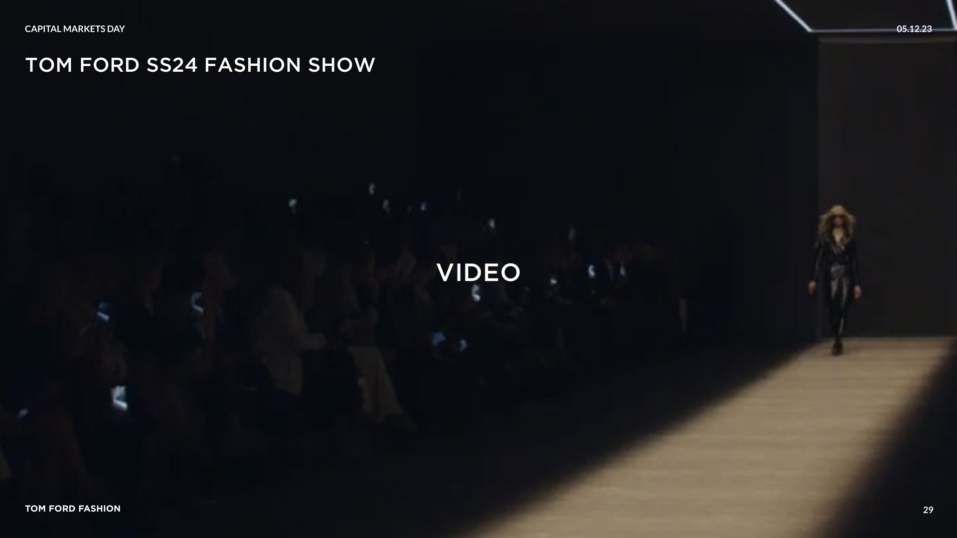 ford fashion show video | Zegna