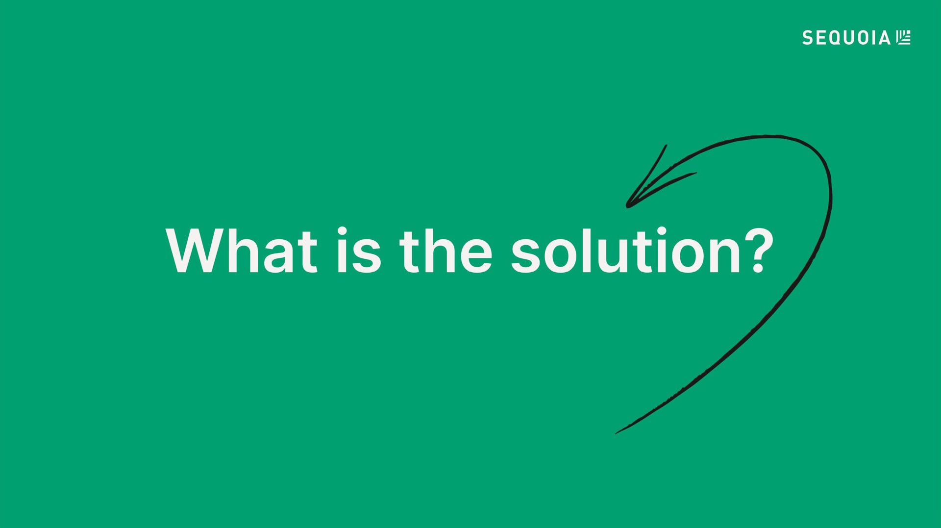 what is the solution | Sequoia Capital