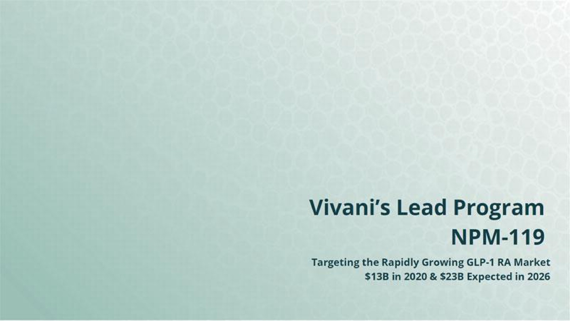 lead program | Vivani Medical