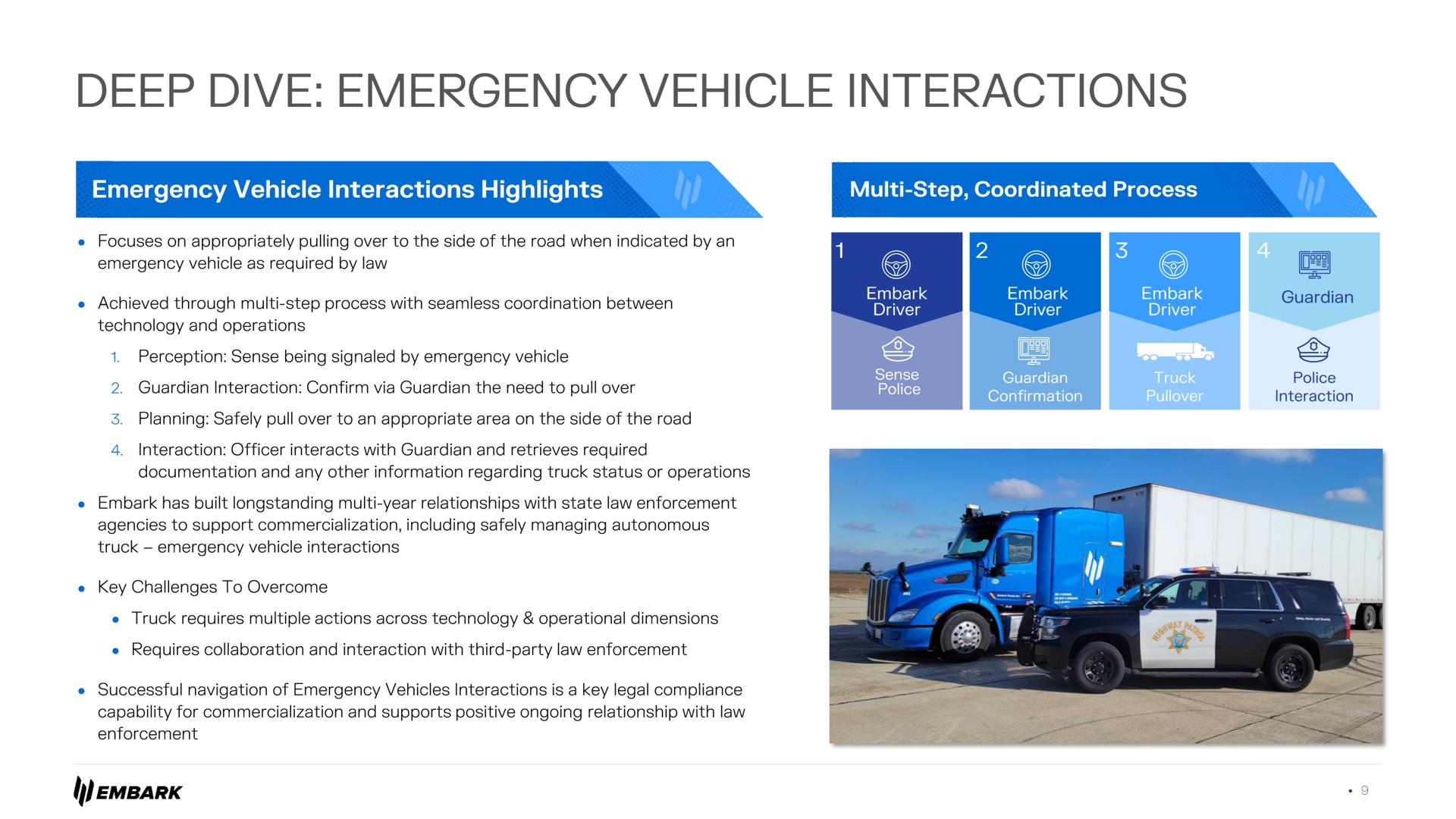 deep dive emergency vehicle interactions | Embark