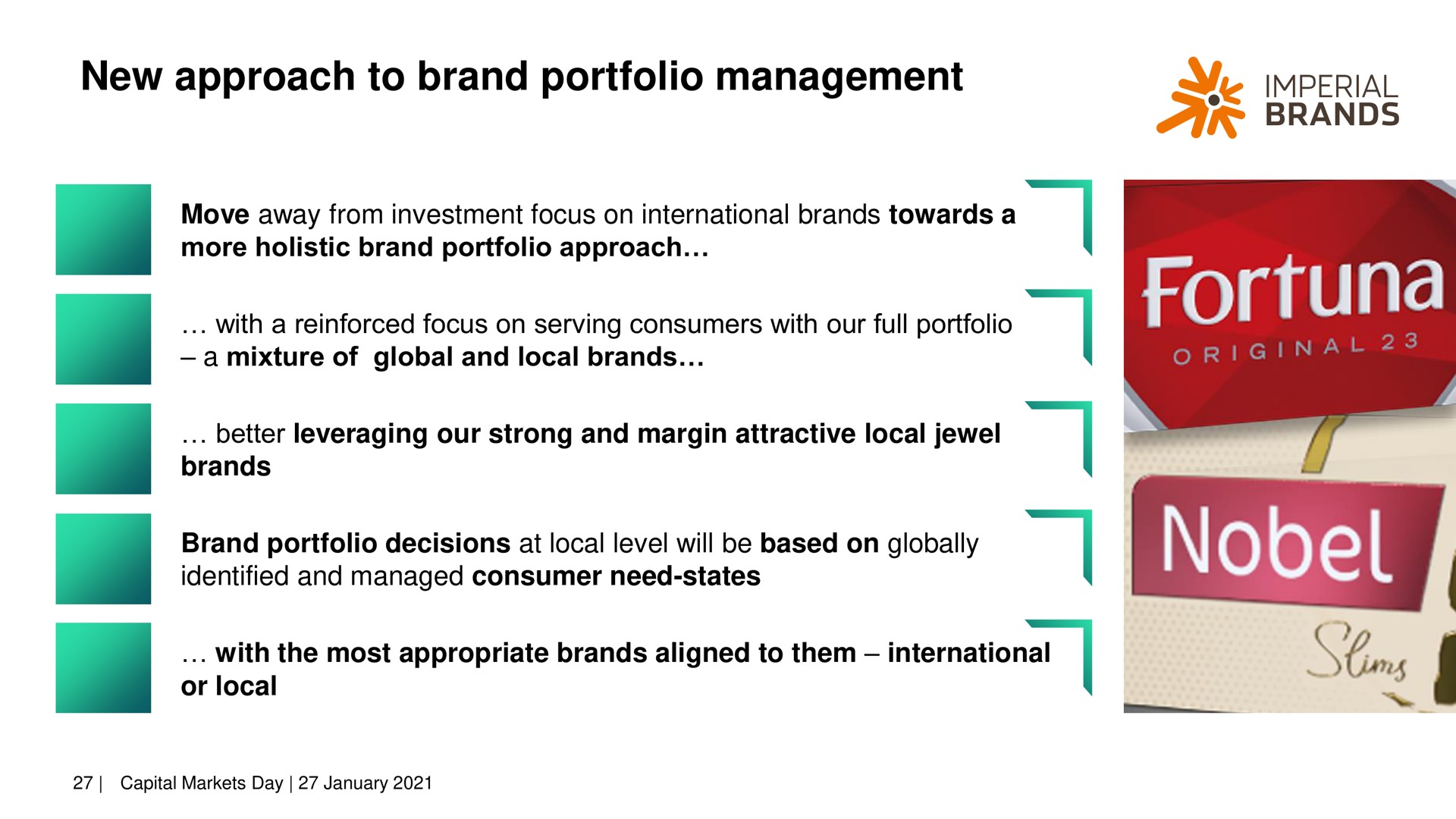 new approach to brand portfolio management | Imperial Brands