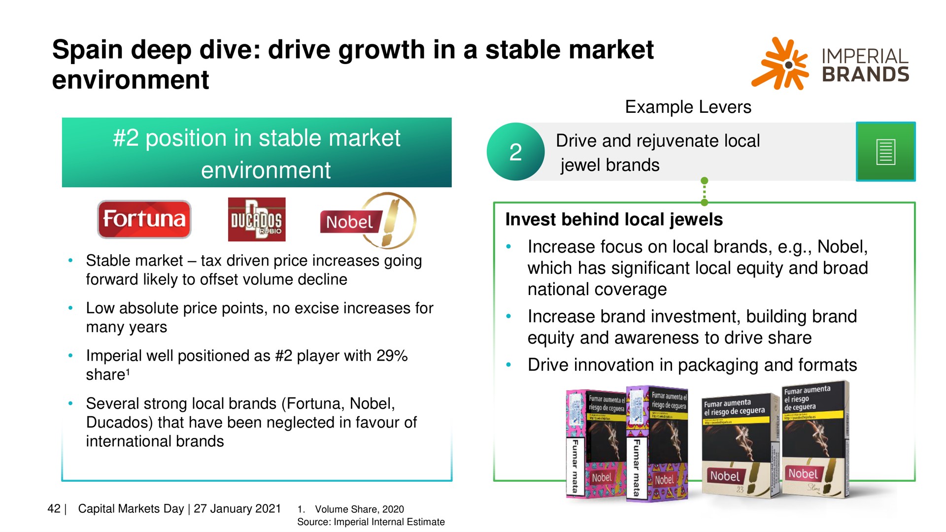 deep dive drive growth in a stable market environment me imperial alf brands | Imperial Brands