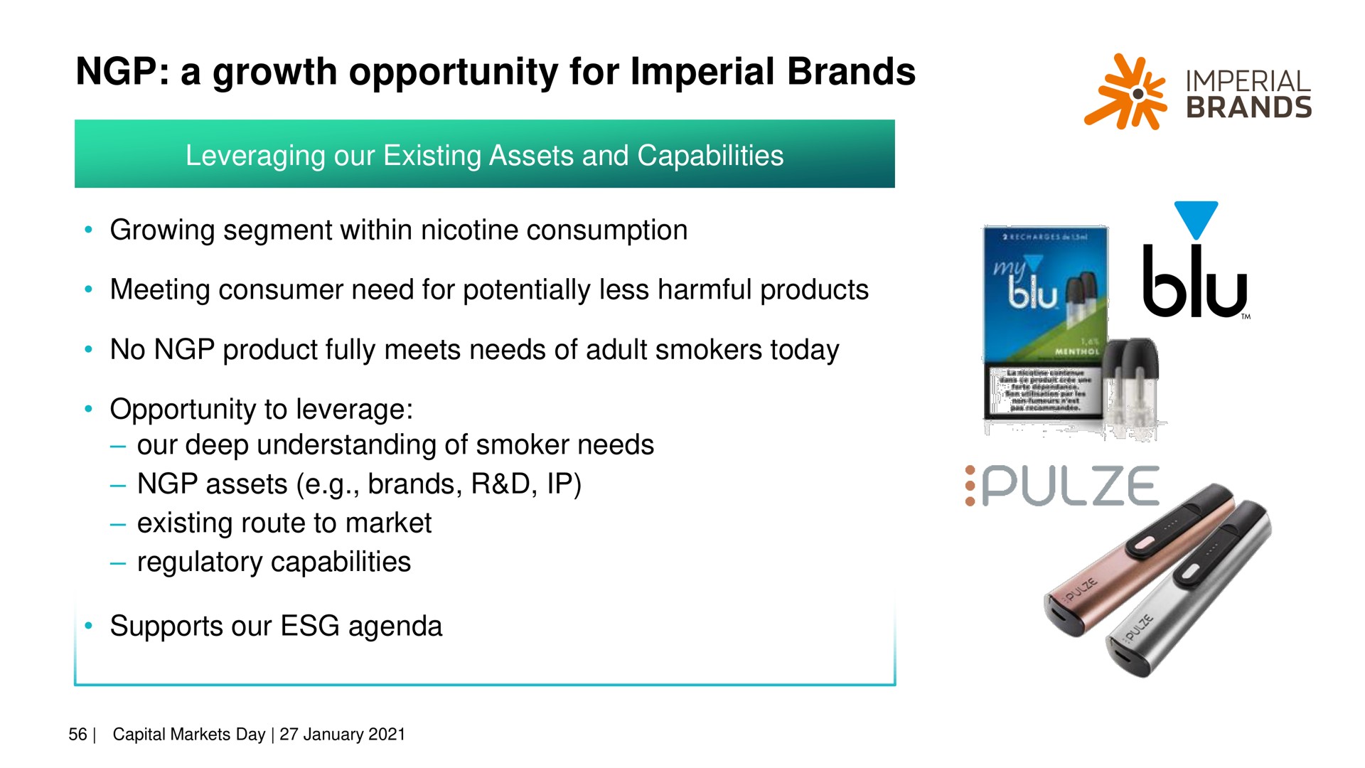 a growth opportunity for imperial brands | Imperial Brands
