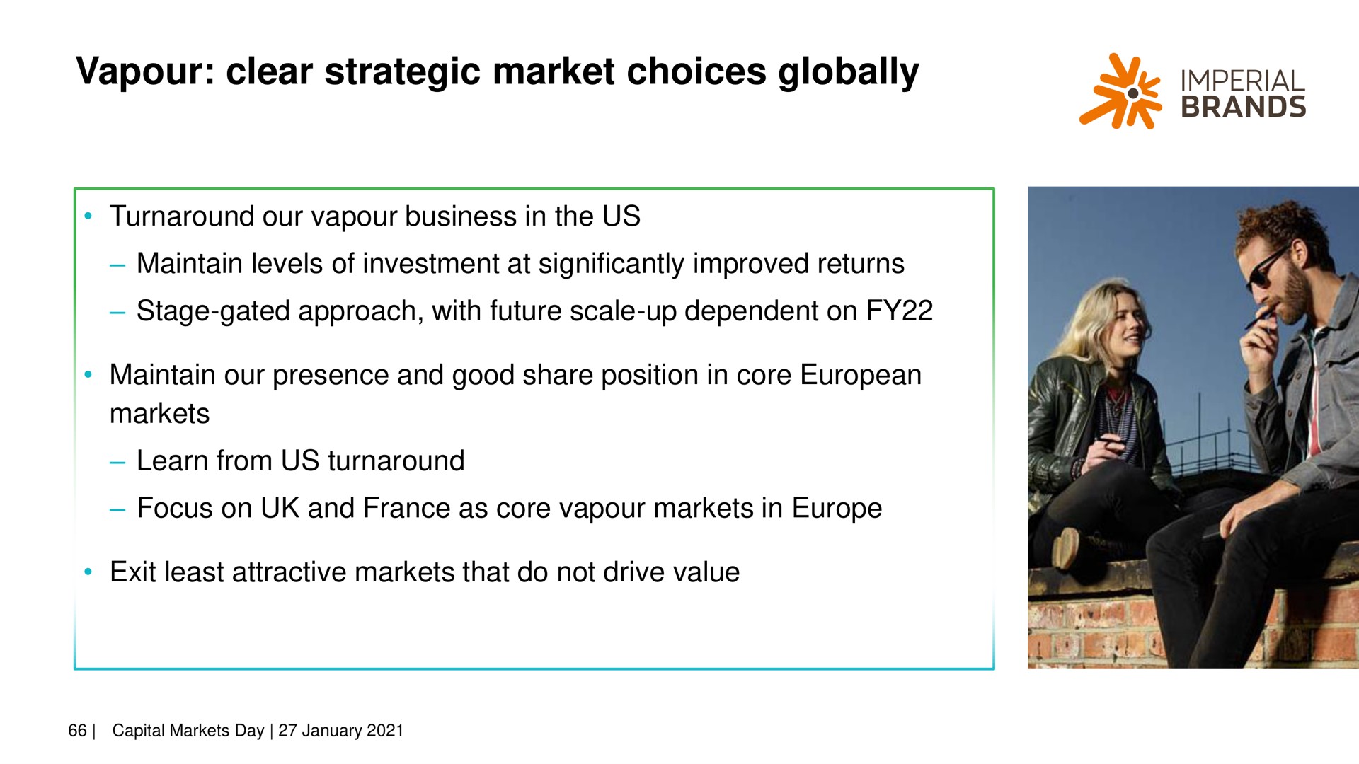 clear strategic market choices globally brands | Imperial Brands