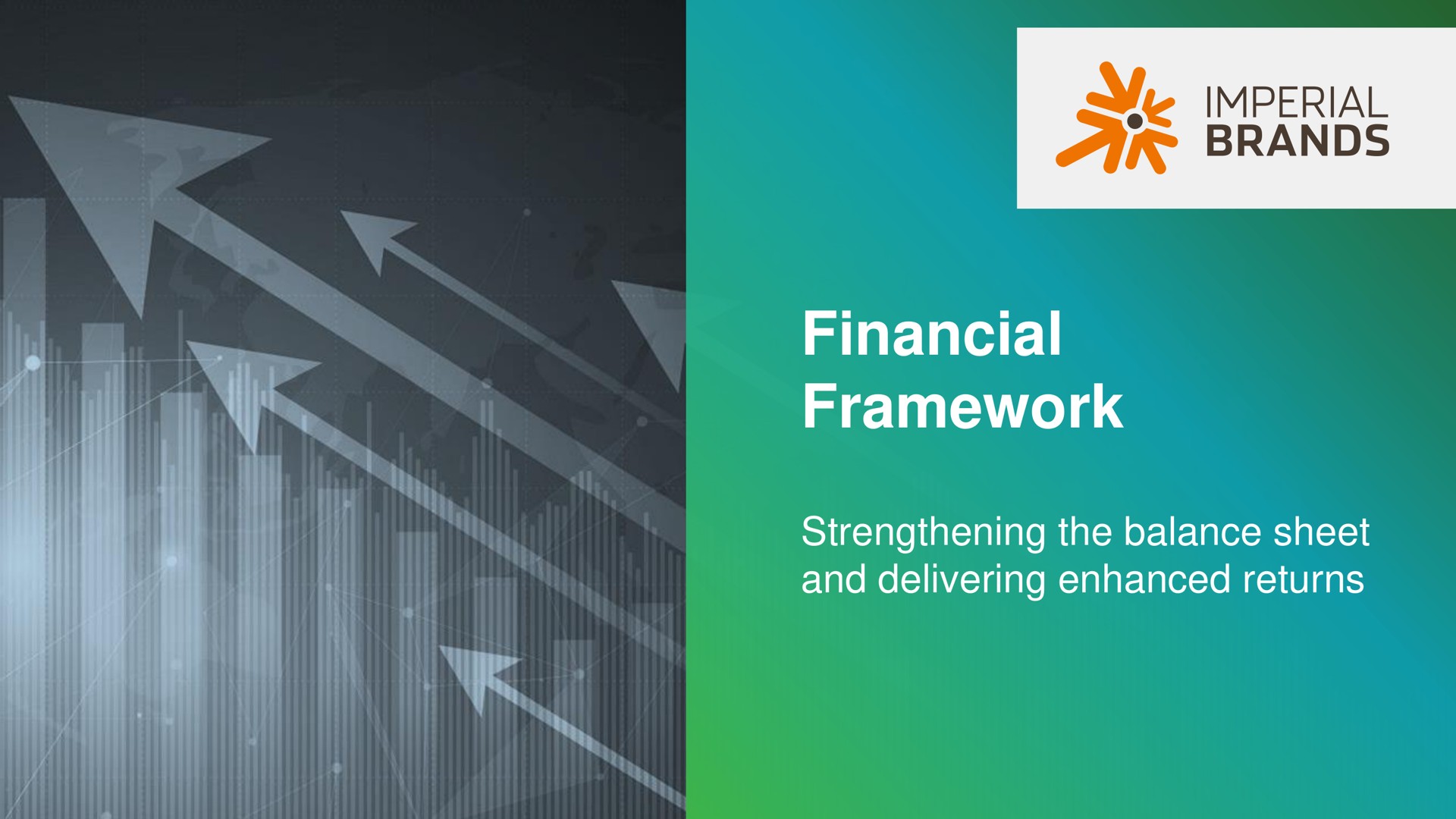 financial framework strengthening the balance sheet and delivering enhanced returns imperial rands | Imperial Brands