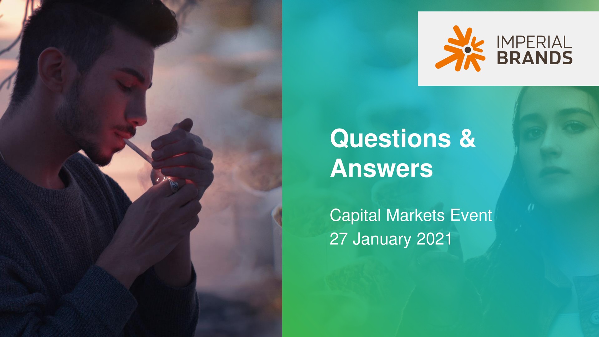 questions answers capital markets event | Imperial Brands