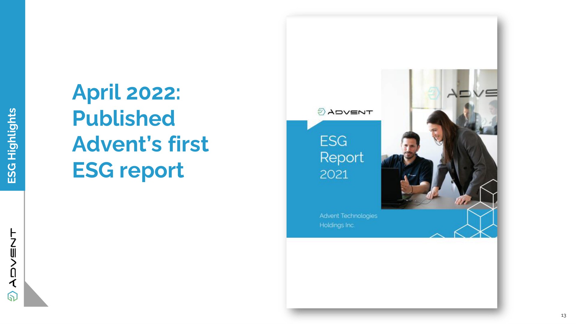 published first report | Advent